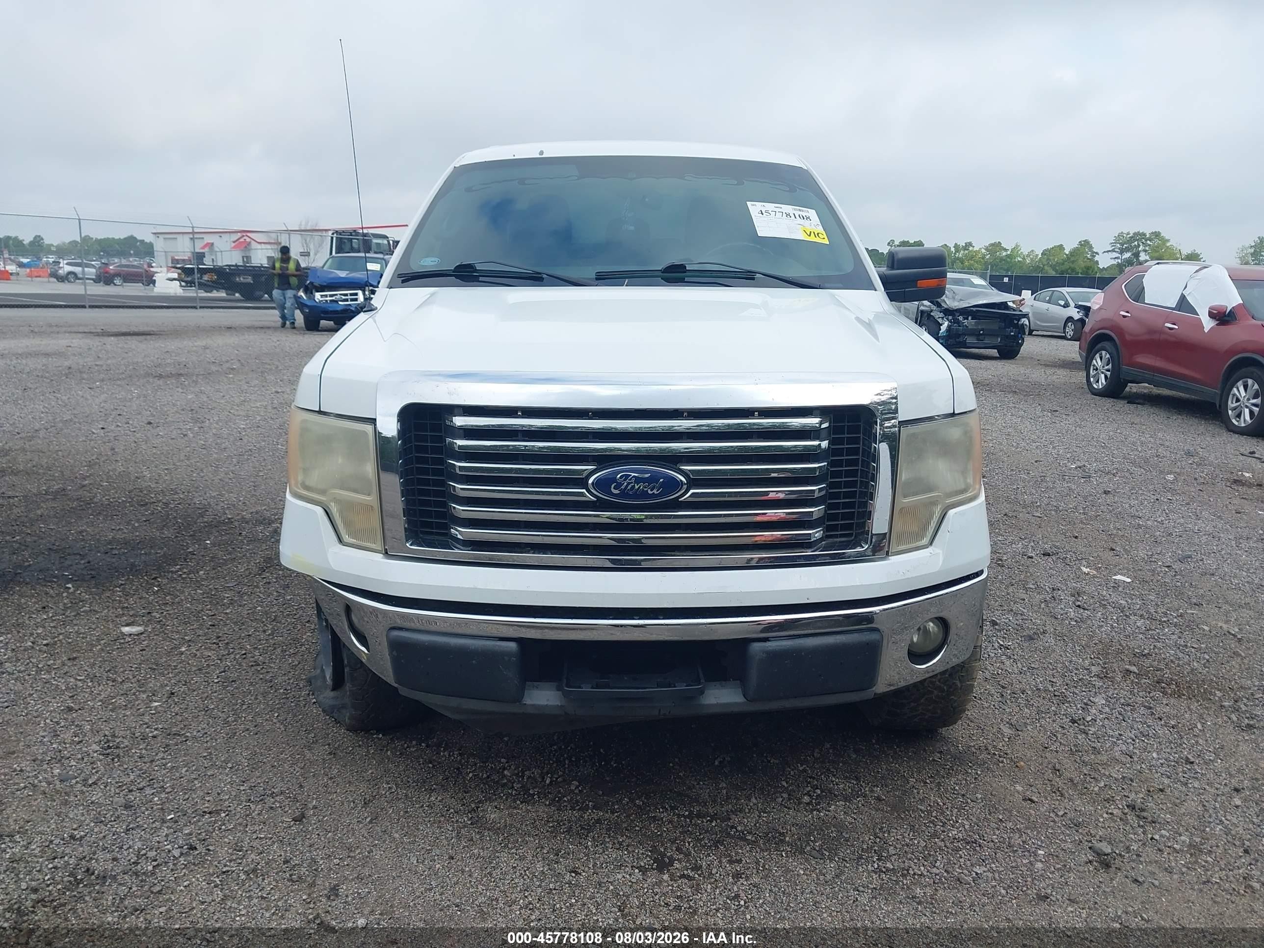 2012 Ford F-150 Xlt White vin: 1FTEW1CM9CKD63575