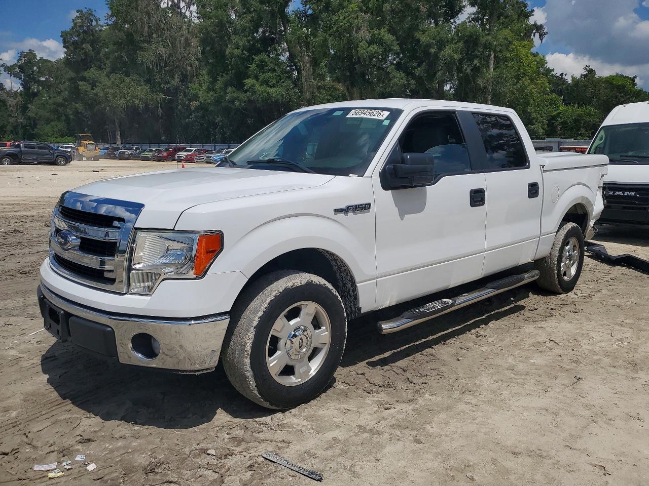 2014 Ford F150 Supercrew White vin: 1FTEW1CM9EKG03114