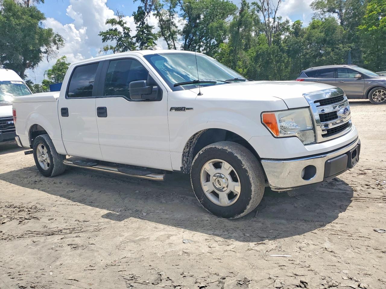2014 Ford F150 Supercrew White vin: 1FTEW1CM9EKG03114