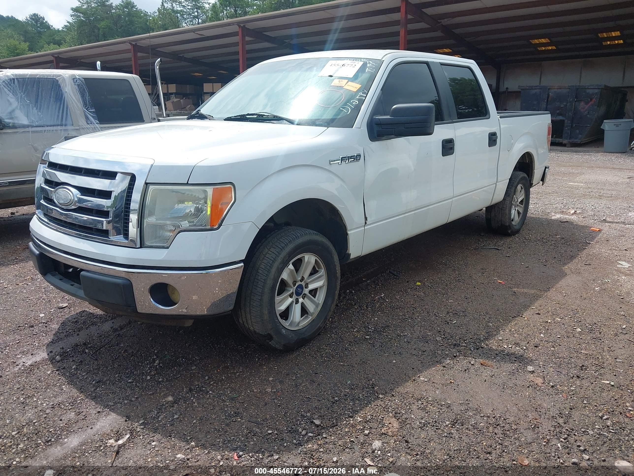 2011 Ford F-150 Xlt White vin: 1FTEW1CMXBKD12584