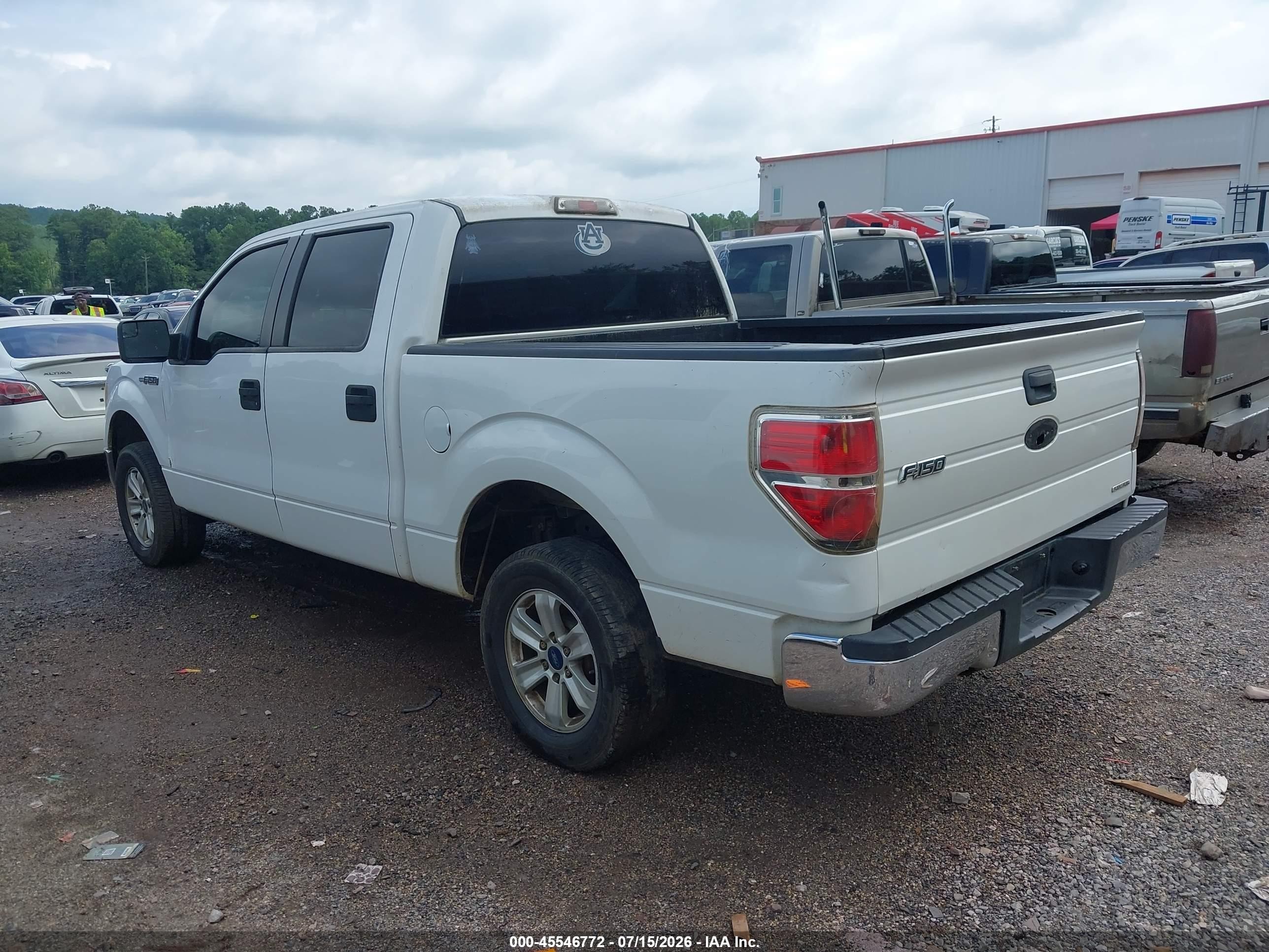 2011 Ford F-150 Xlt White vin: 1FTEW1CMXBKD12584