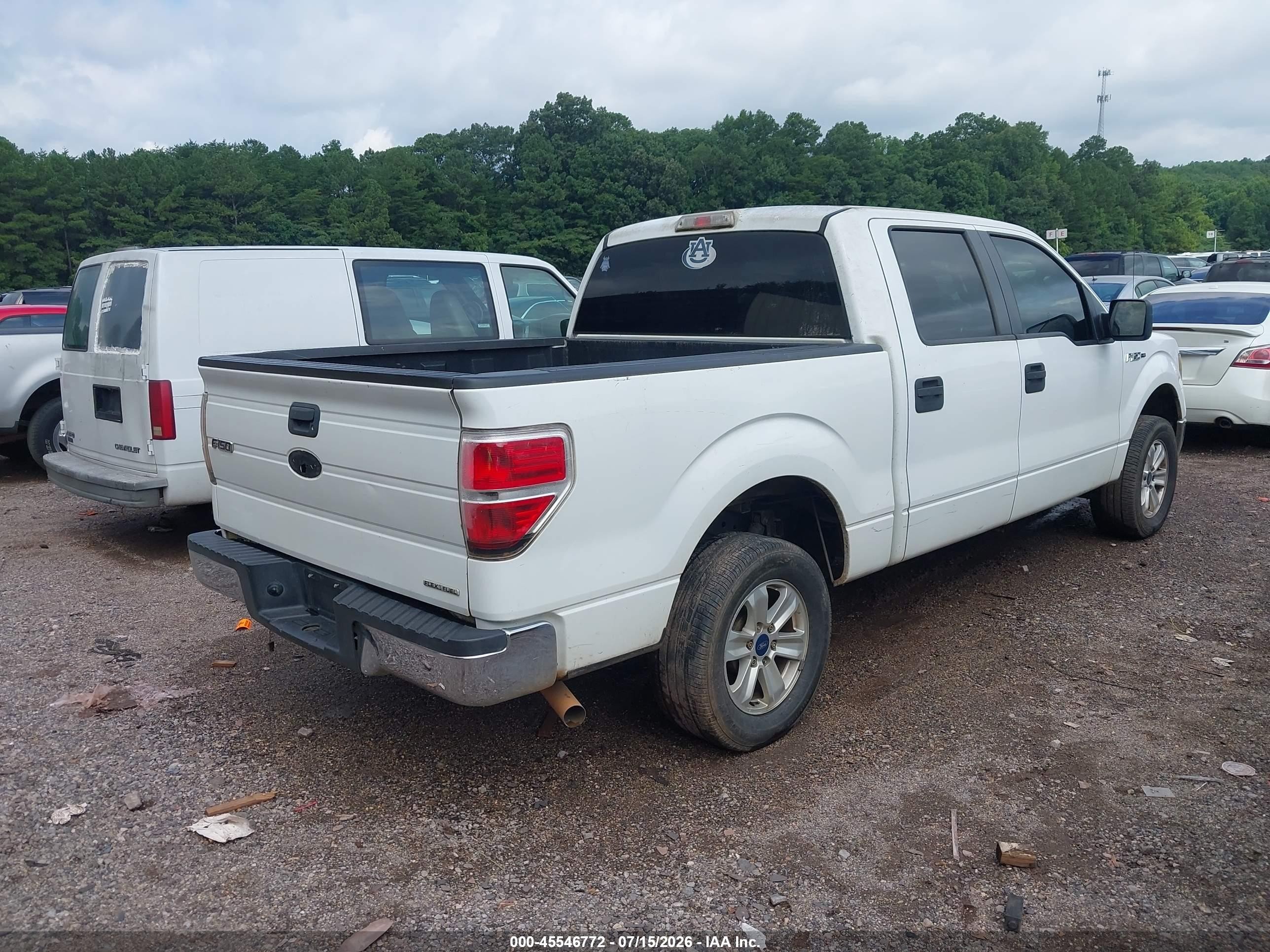 2011 Ford F-150 Xlt White vin: 1FTEW1CMXBKD12584