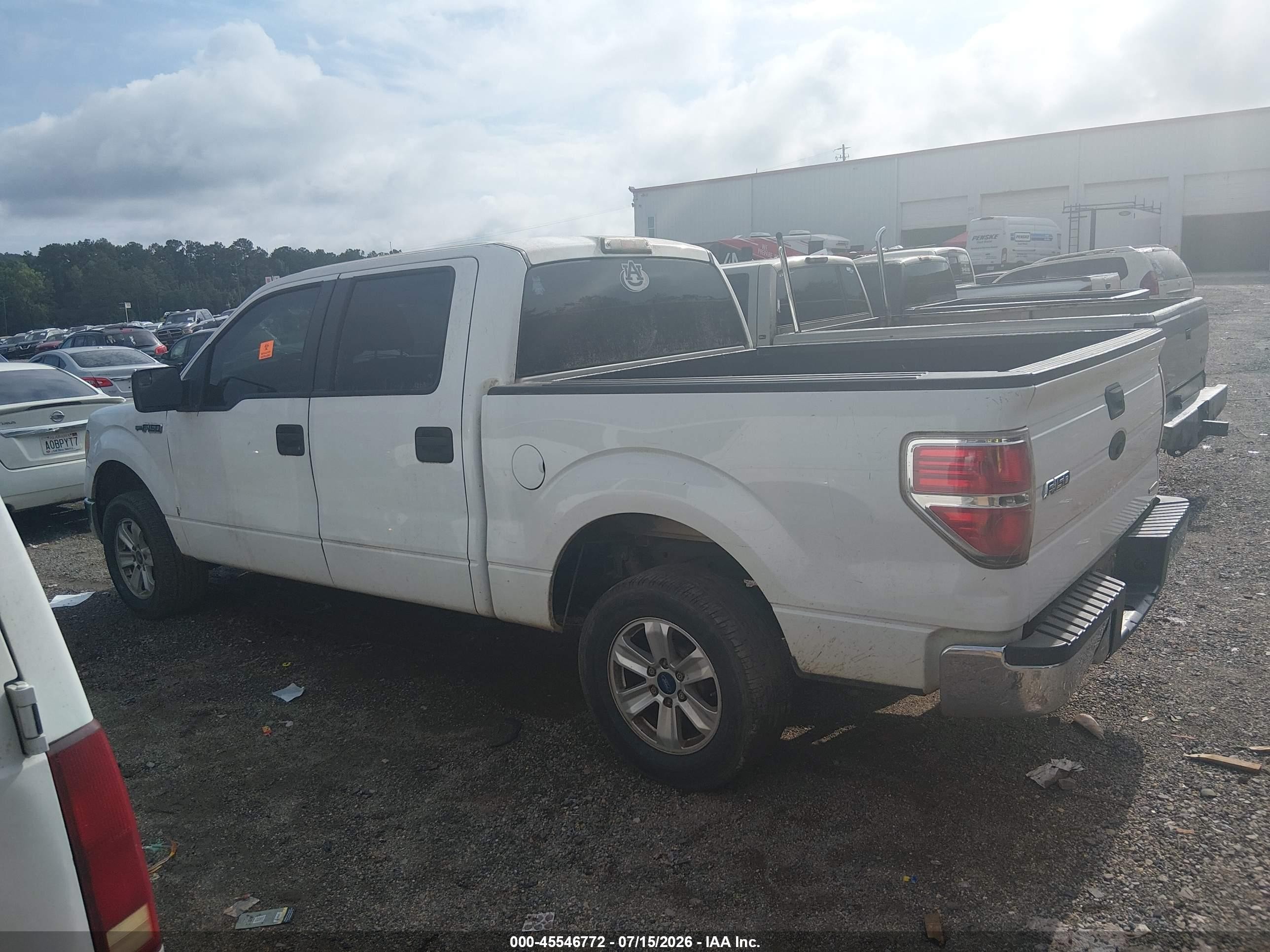 2011 Ford F-150 Xlt White vin: 1FTEW1CMXBKD12584