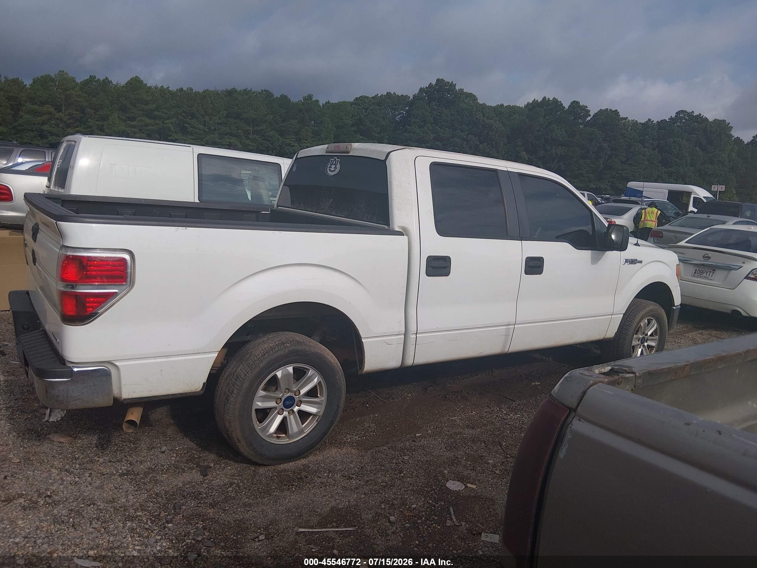 2011 Ford F-150 Xlt White vin: 1FTEW1CMXBKD12584