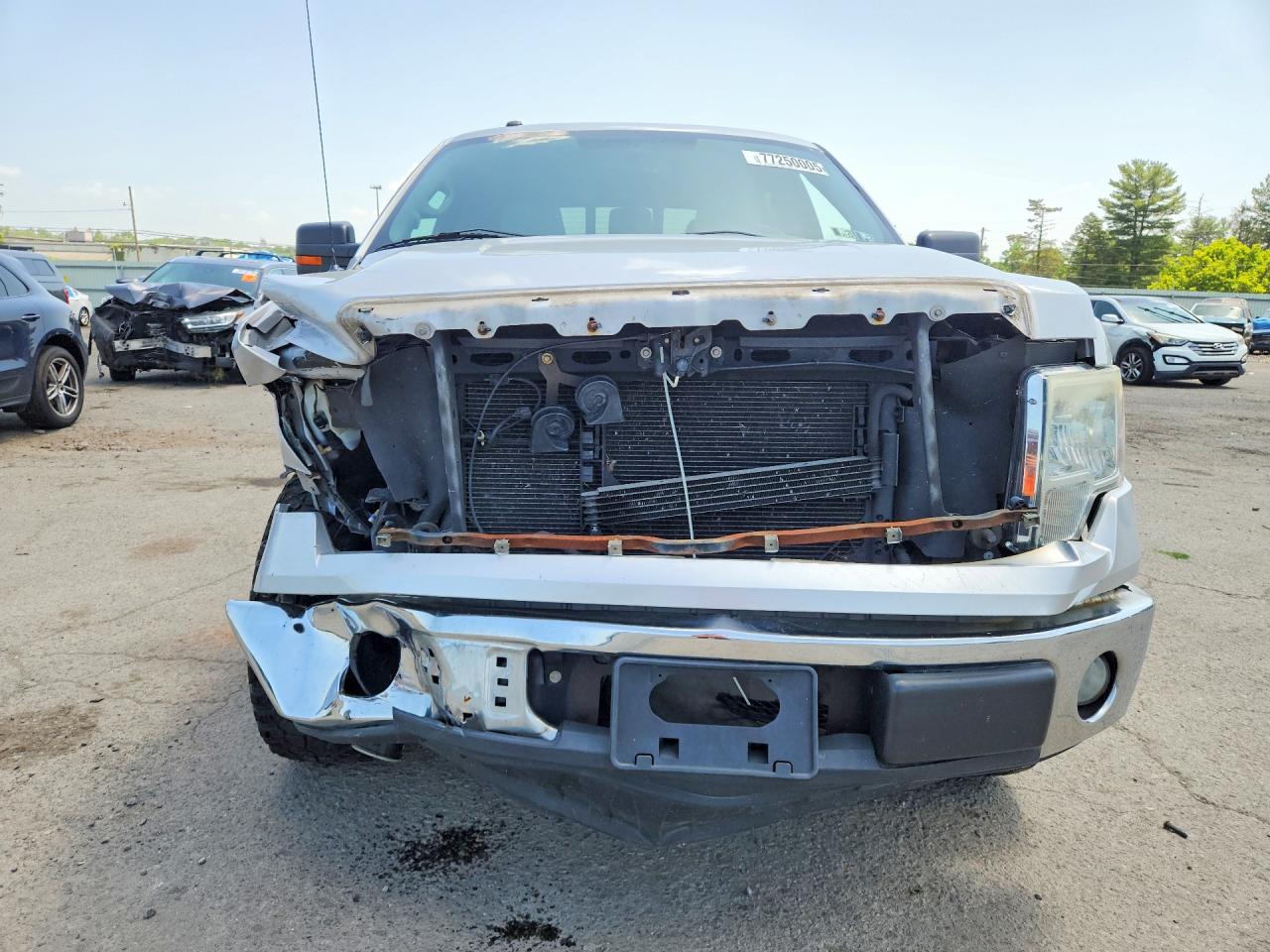2012 Ford F150 Supercrew Silver vin: 1FTEW1CMXCKD48664