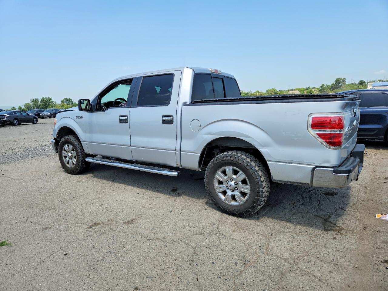 2012 Ford F150 Supercrew Silver vin: 1FTEW1CMXCKD48664