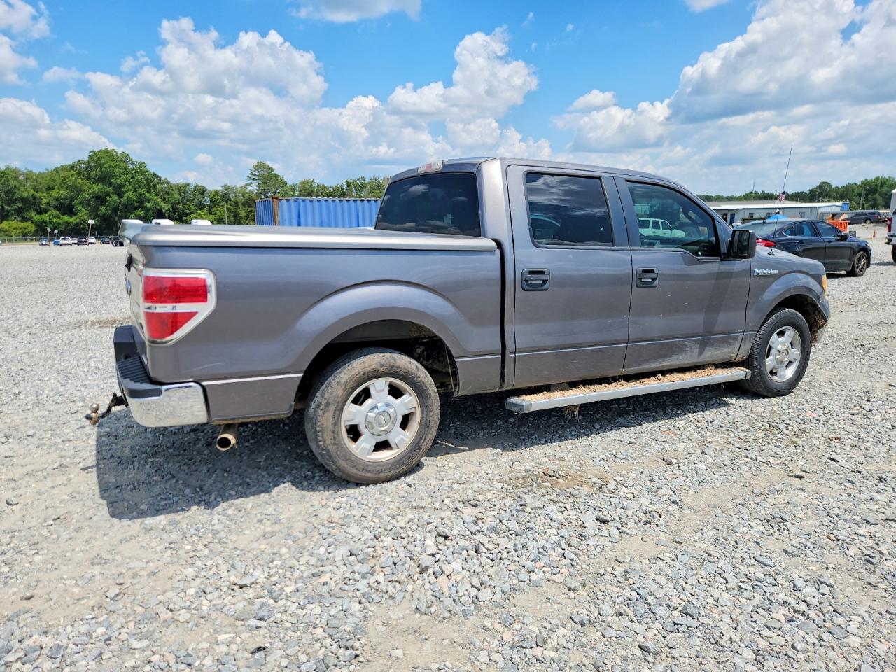 2013 Ford F150 Supercrew Gray vin: 1FTEW1CMXDFA58290