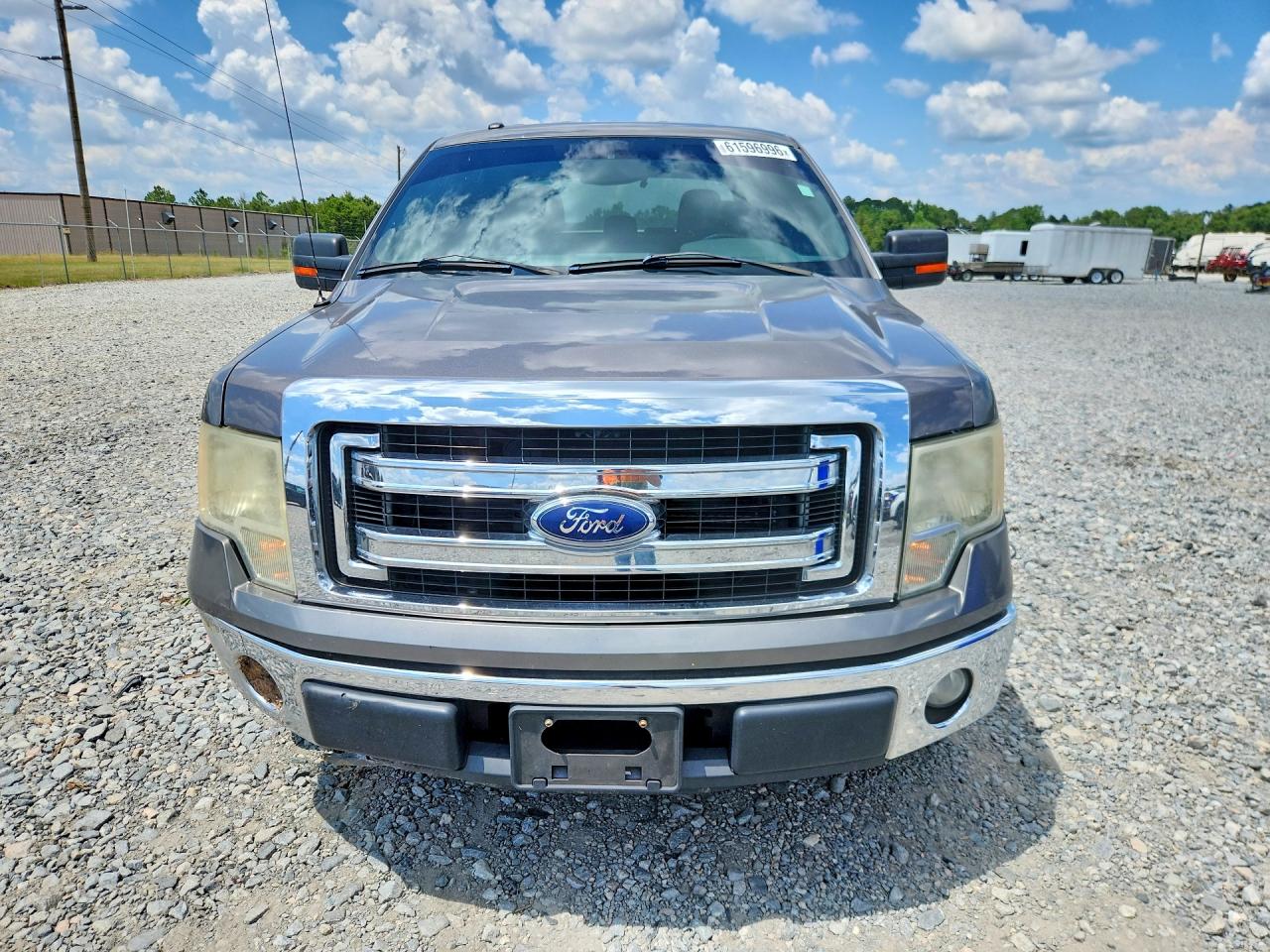 2013 Ford F150 Supercrew Gray vin: 1FTEW1CMXDFA58290