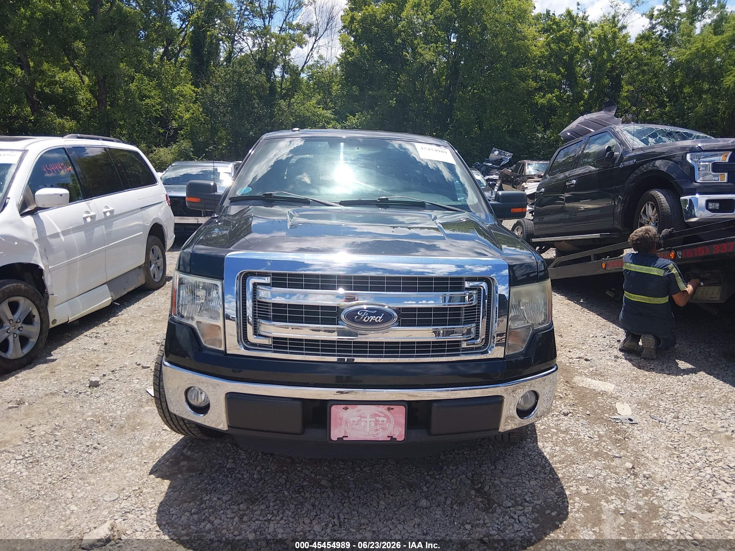 2013 Ford F-150 Xlt Black vin: 1FTEW1CMXDFB49530