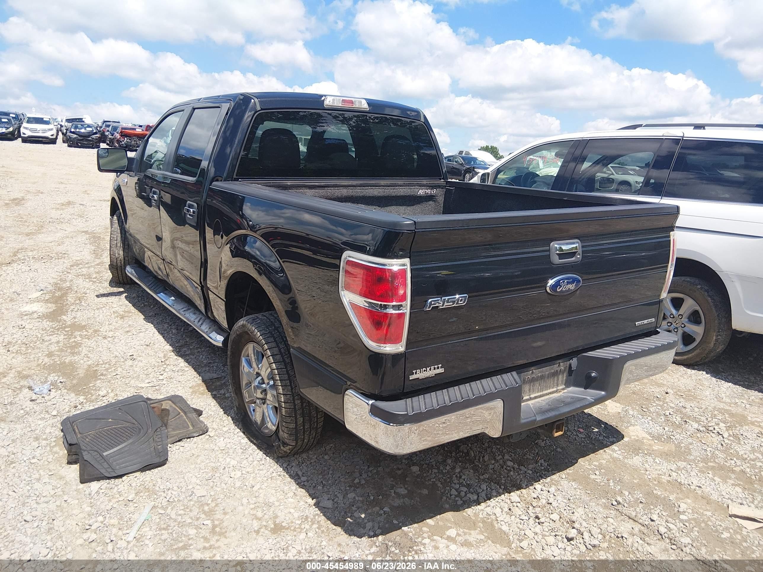 2013 Ford F-150 Xlt Black vin: 1FTEW1CMXDFB49530