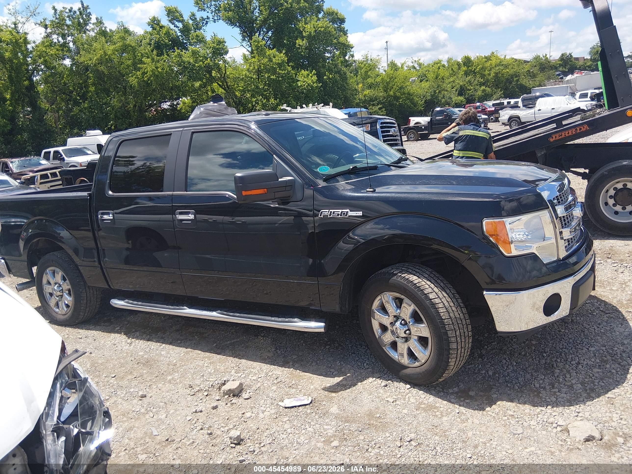 2013 Ford F-150 Xlt Black vin: 1FTEW1CMXDFB49530