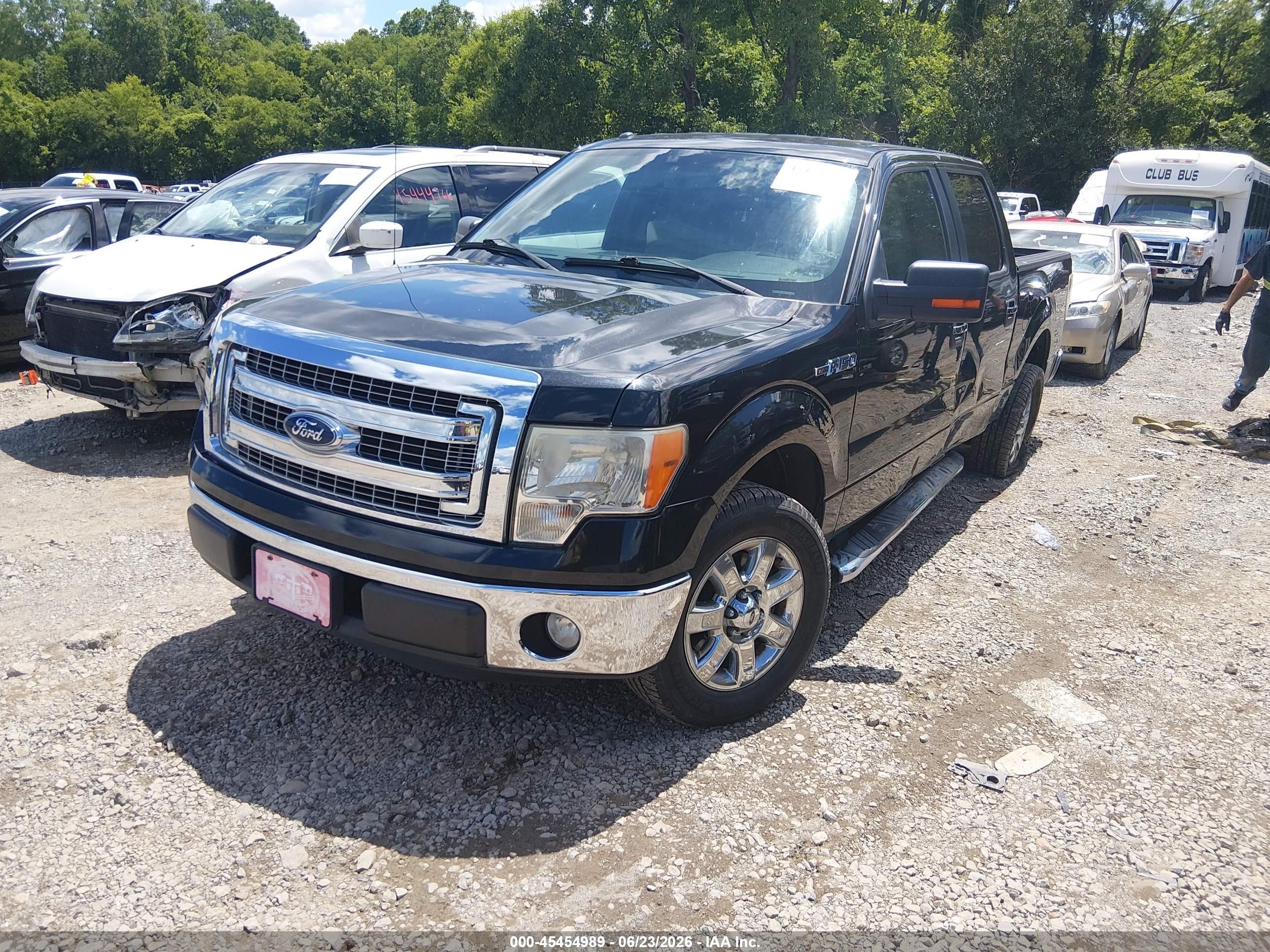 2013 Ford F-150 Xlt Black vin: 1FTEW1CMXDFB49530