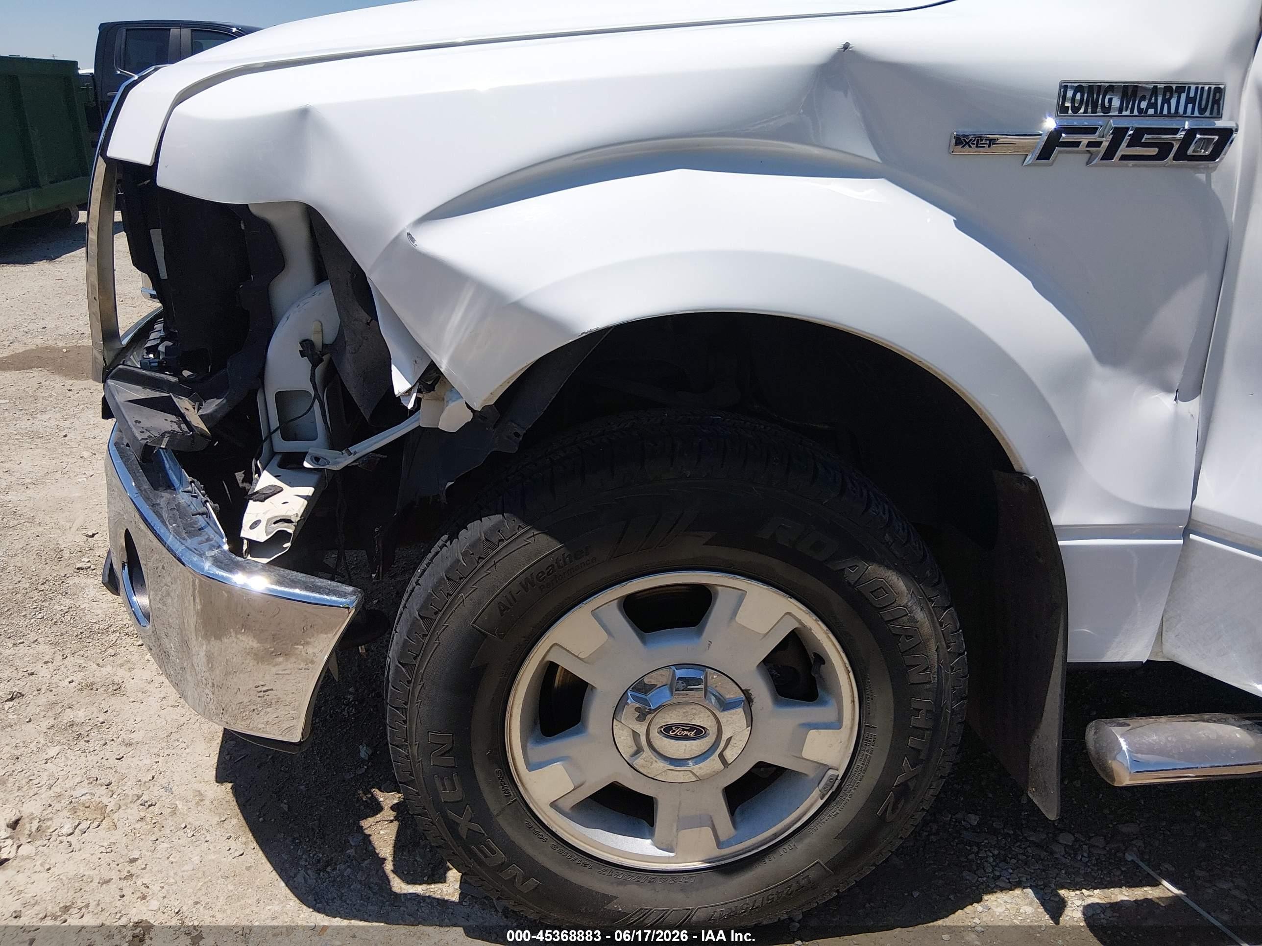 2013 Ford F-150 Xlt White vin: 1FTEW1CMXDFB52119