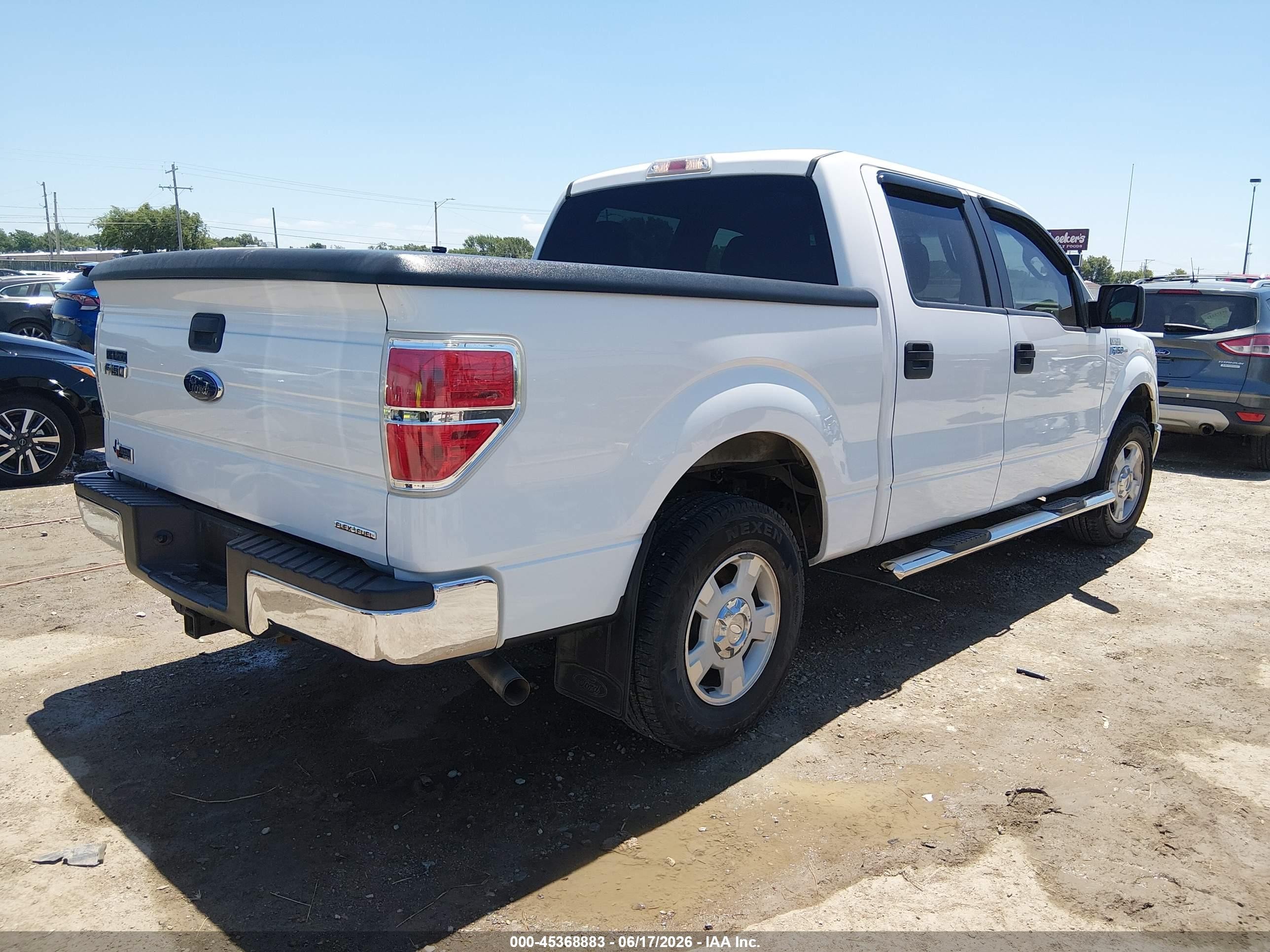 2013 Ford F-150 Xlt White vin: 1FTEW1CMXDFB52119