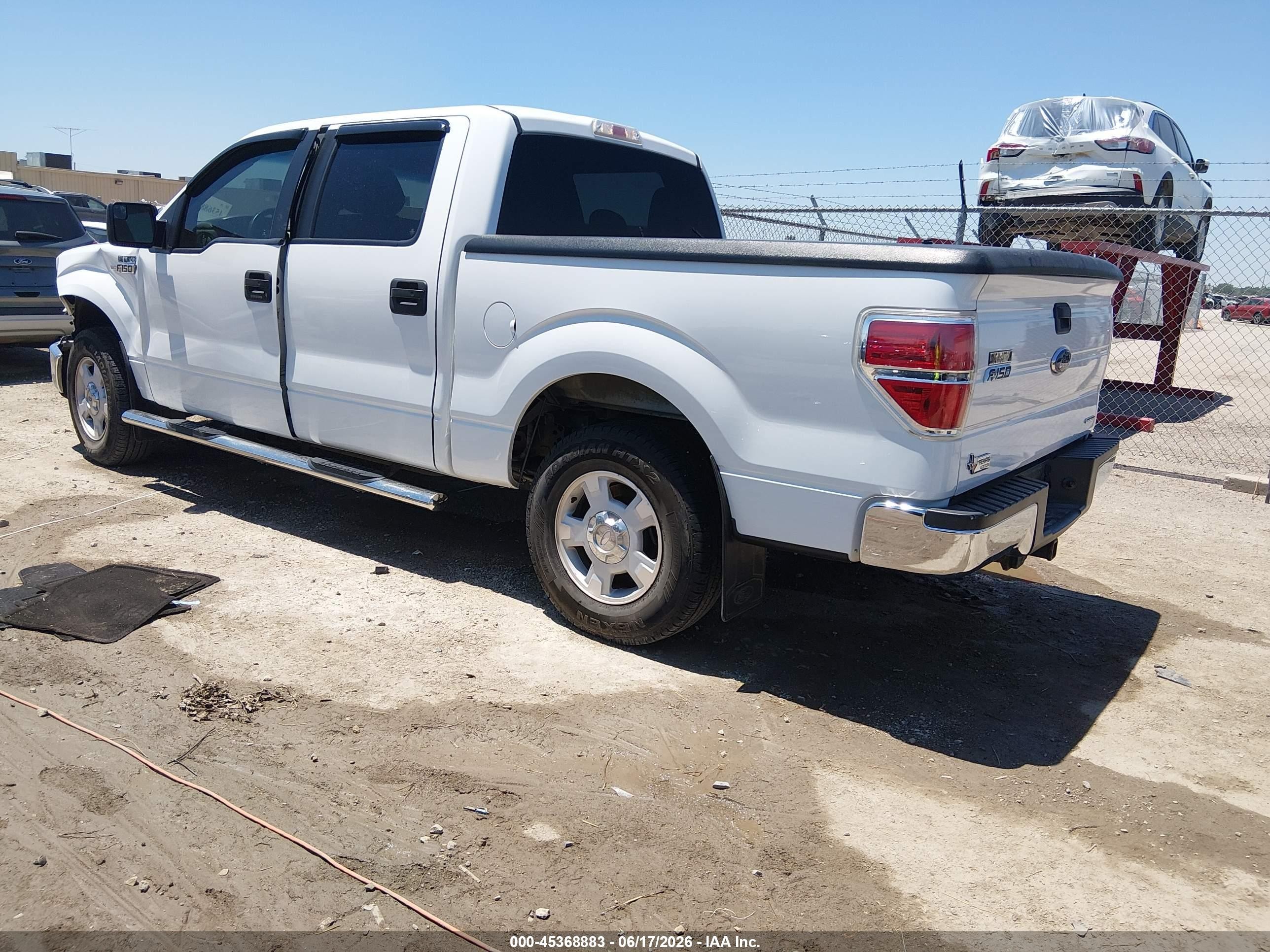 2013 Ford F-150 Xlt White vin: 1FTEW1CMXDFB52119