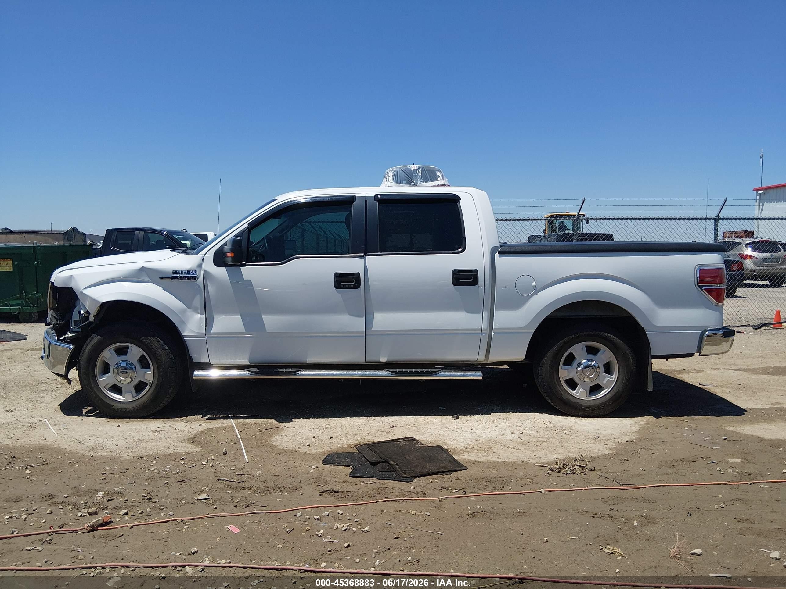 2013 Ford F-150 Xlt White vin: 1FTEW1CMXDFB52119