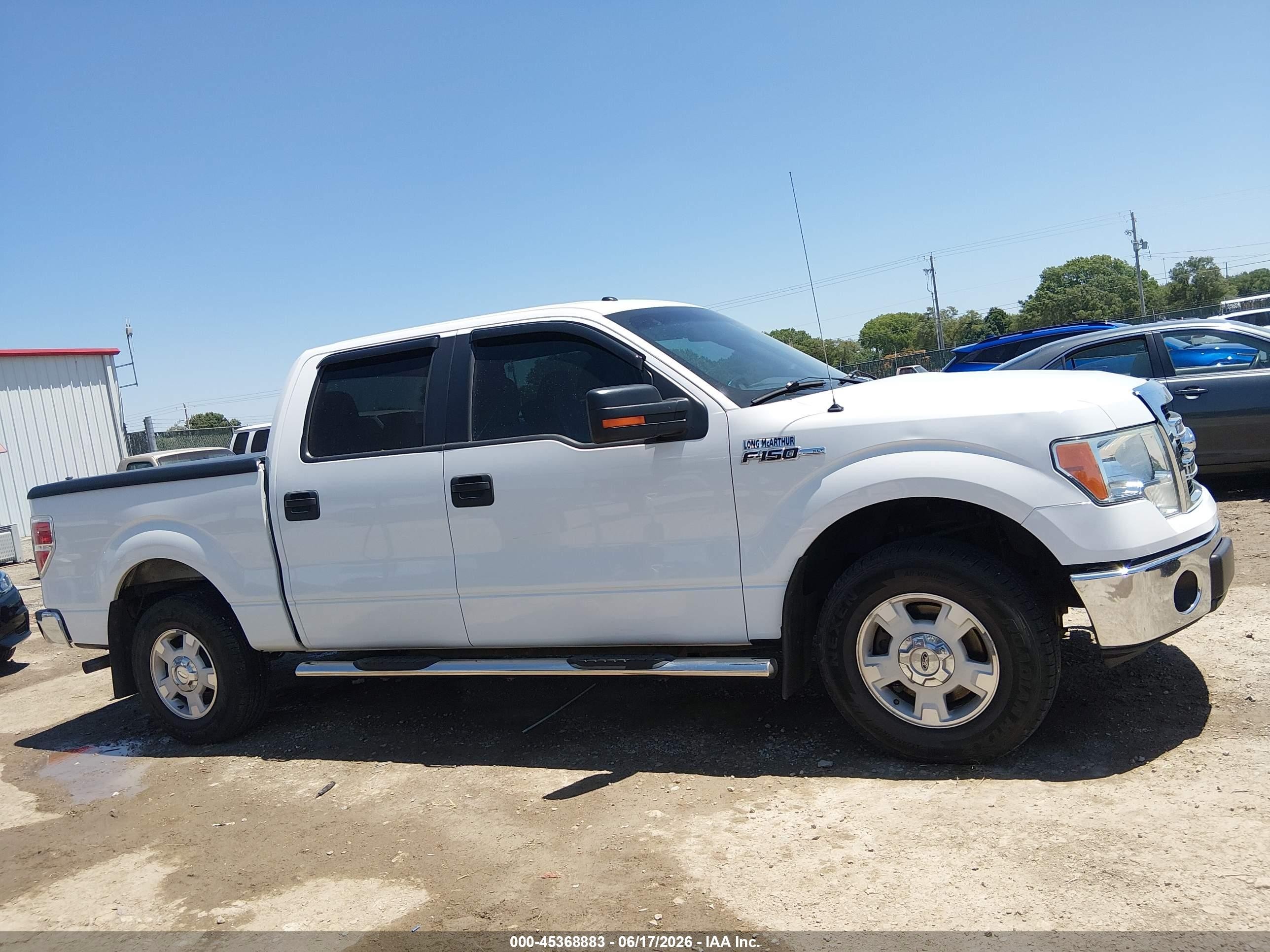 2013 Ford F-150 Xlt White vin: 1FTEW1CMXDFB52119