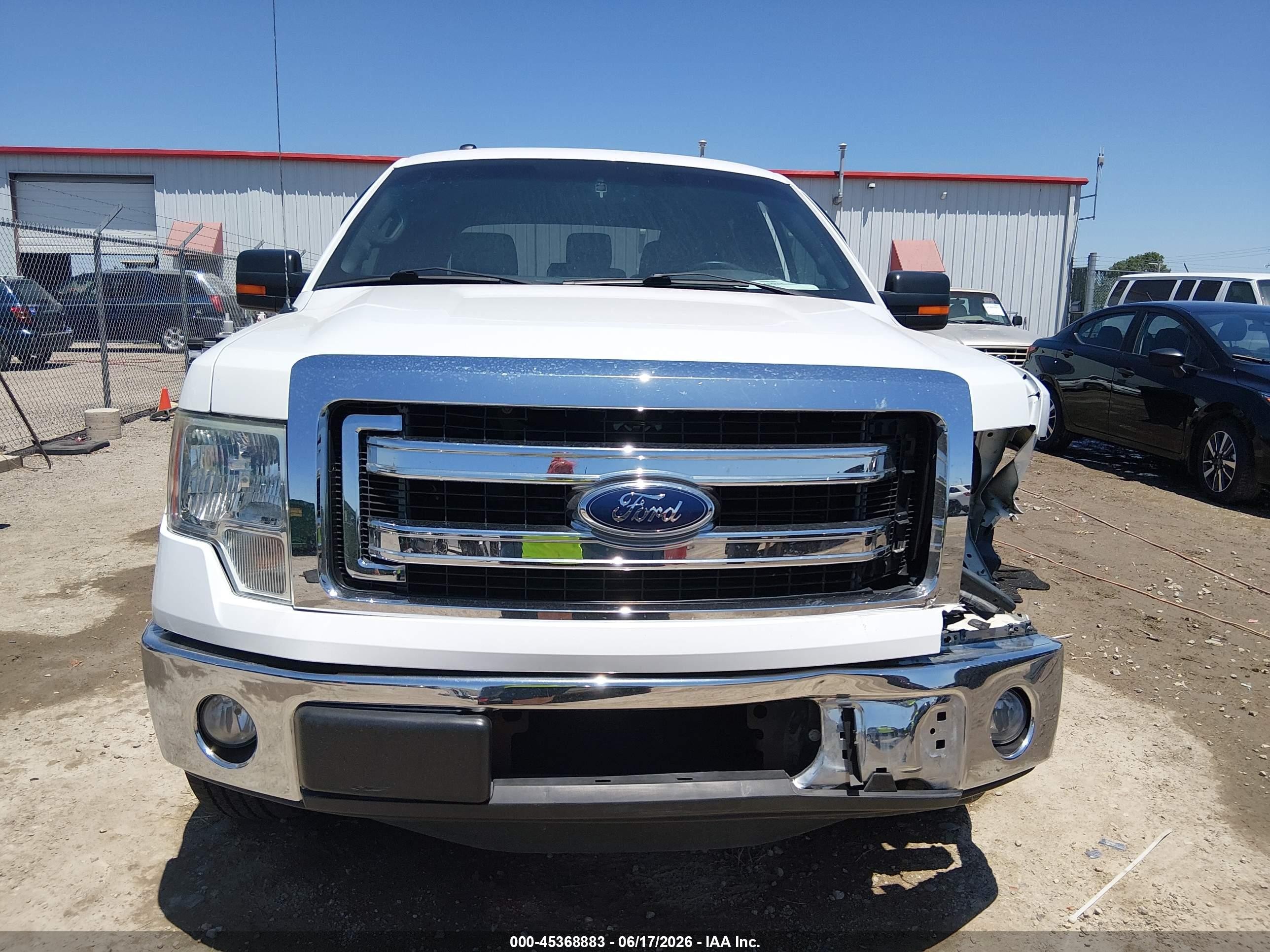 2013 Ford F-150 Xlt White vin: 1FTEW1CMXDFB52119