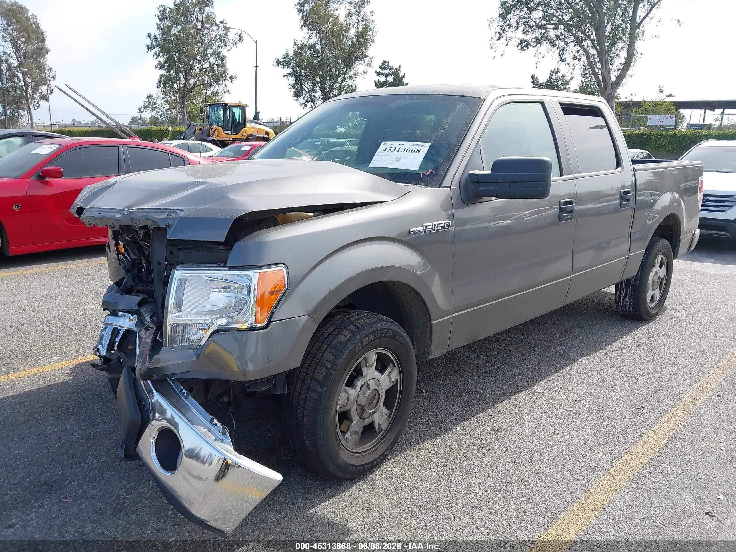 2013 Ford F-150 Xlt Серый vin: 1FTEW1CMXDFB91793