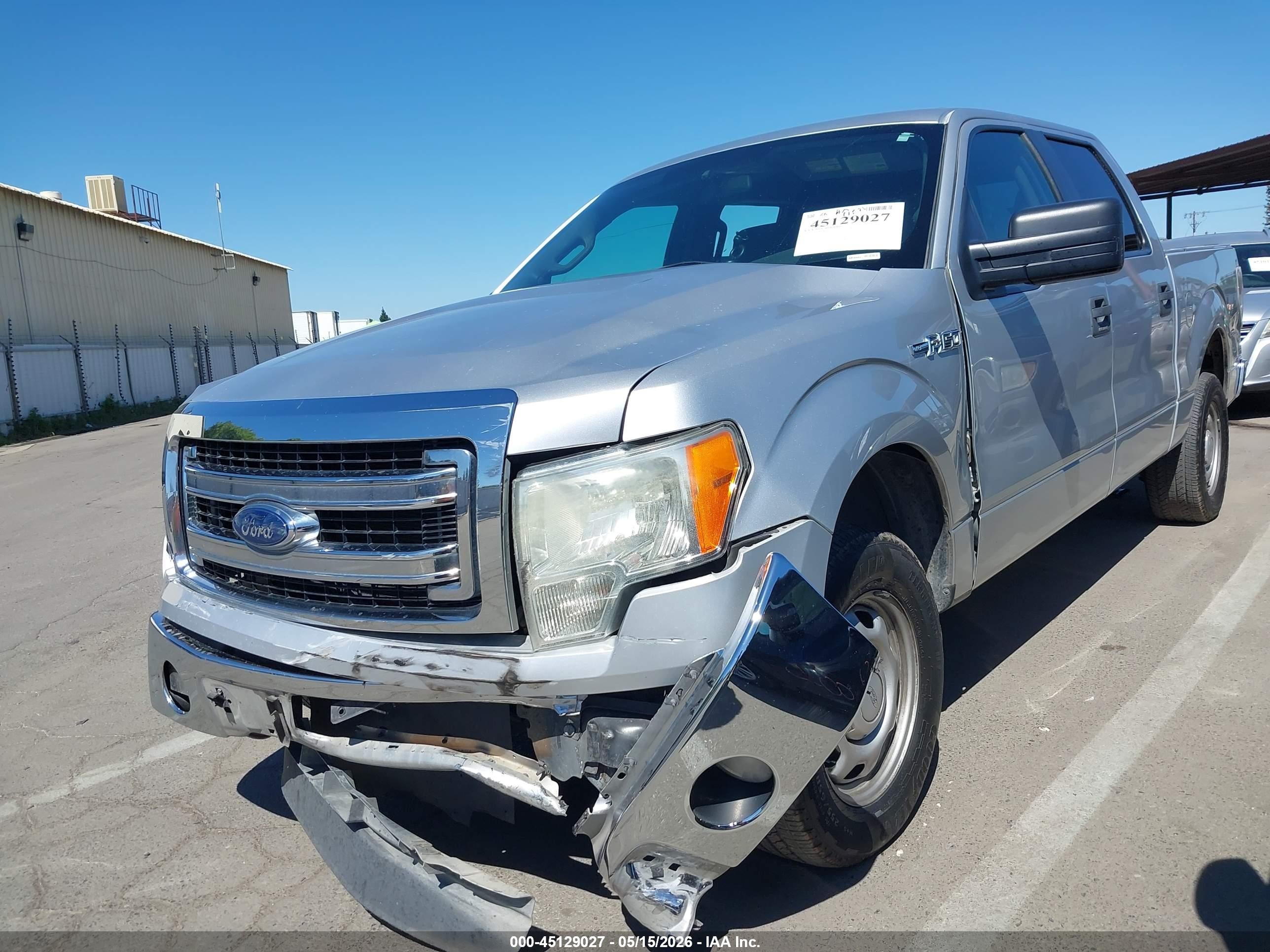 2013 Ford F-150 Xlt Silver vin: 1FTEW1CMXDFE06492