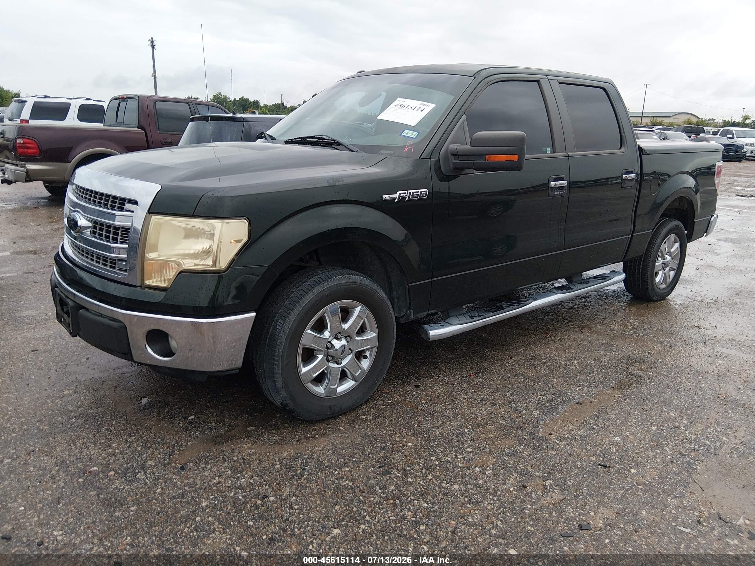 2013 Ford F-150 Xl/xlt Green vin: 1FTEW1CMXDKE27270