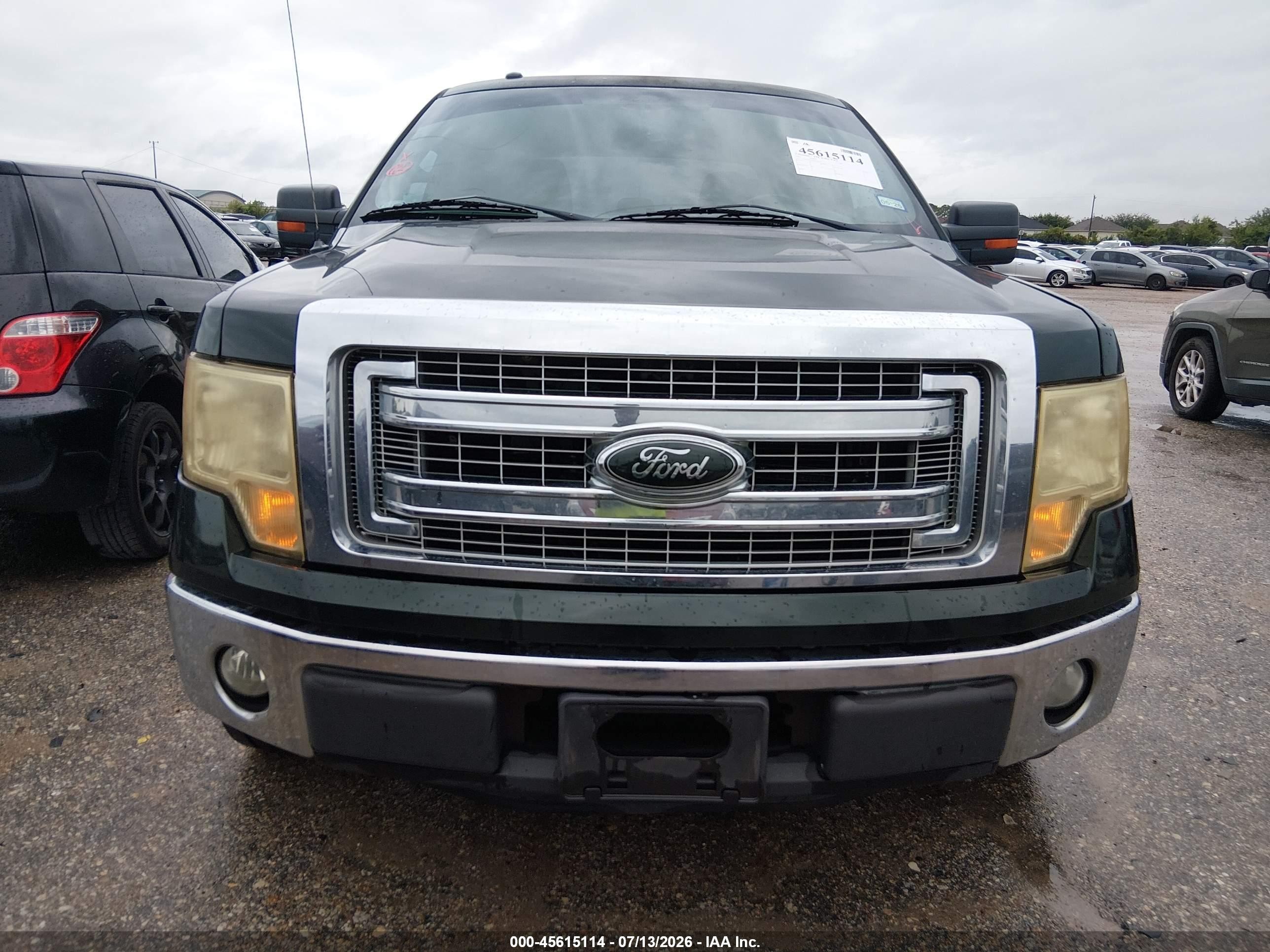 2013 Ford F-150 Xl/xlt Green vin: 1FTEW1CMXDKE27270