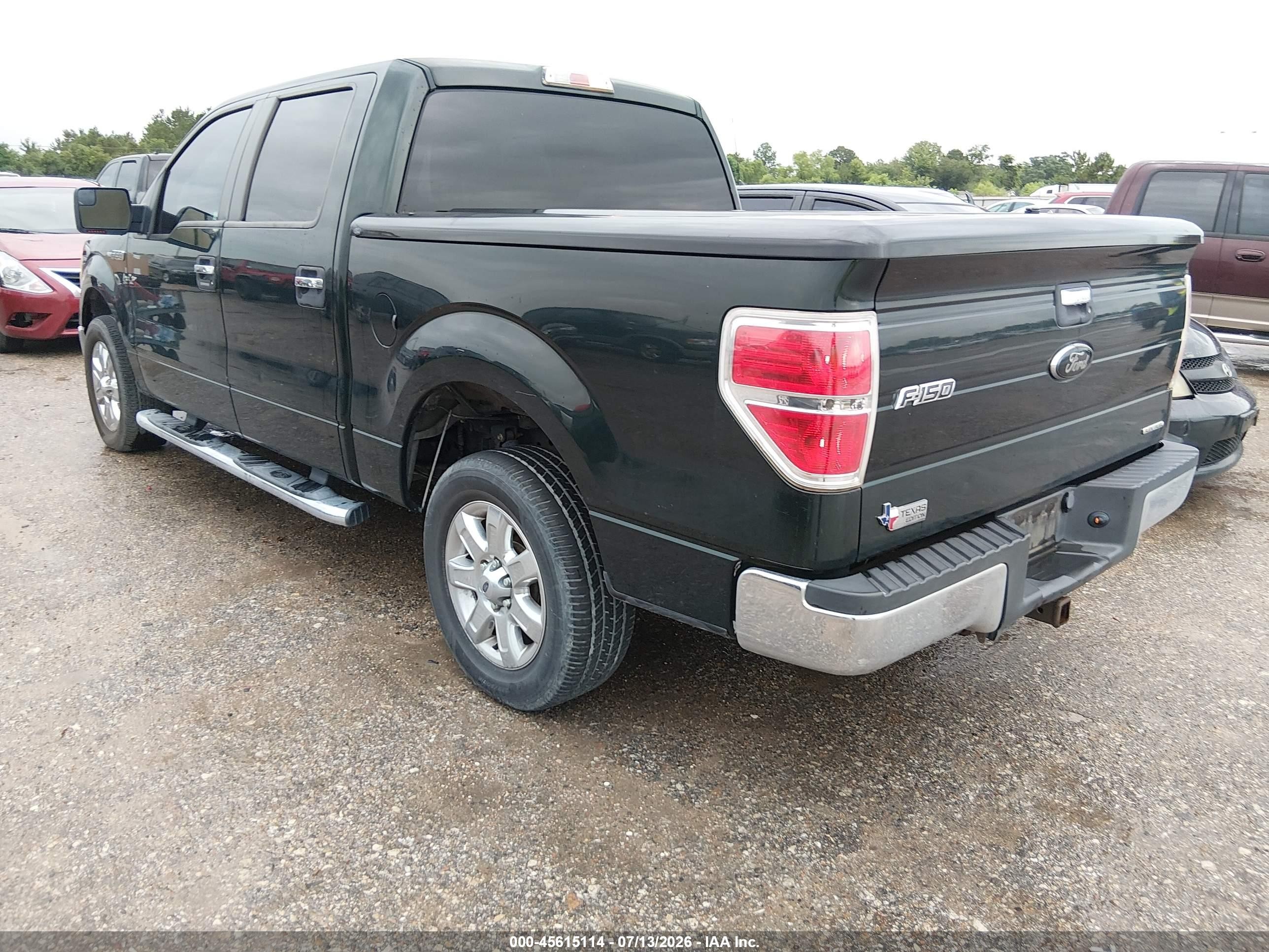 2013 Ford F-150 Xl/xlt Green vin: 1FTEW1CMXDKE27270