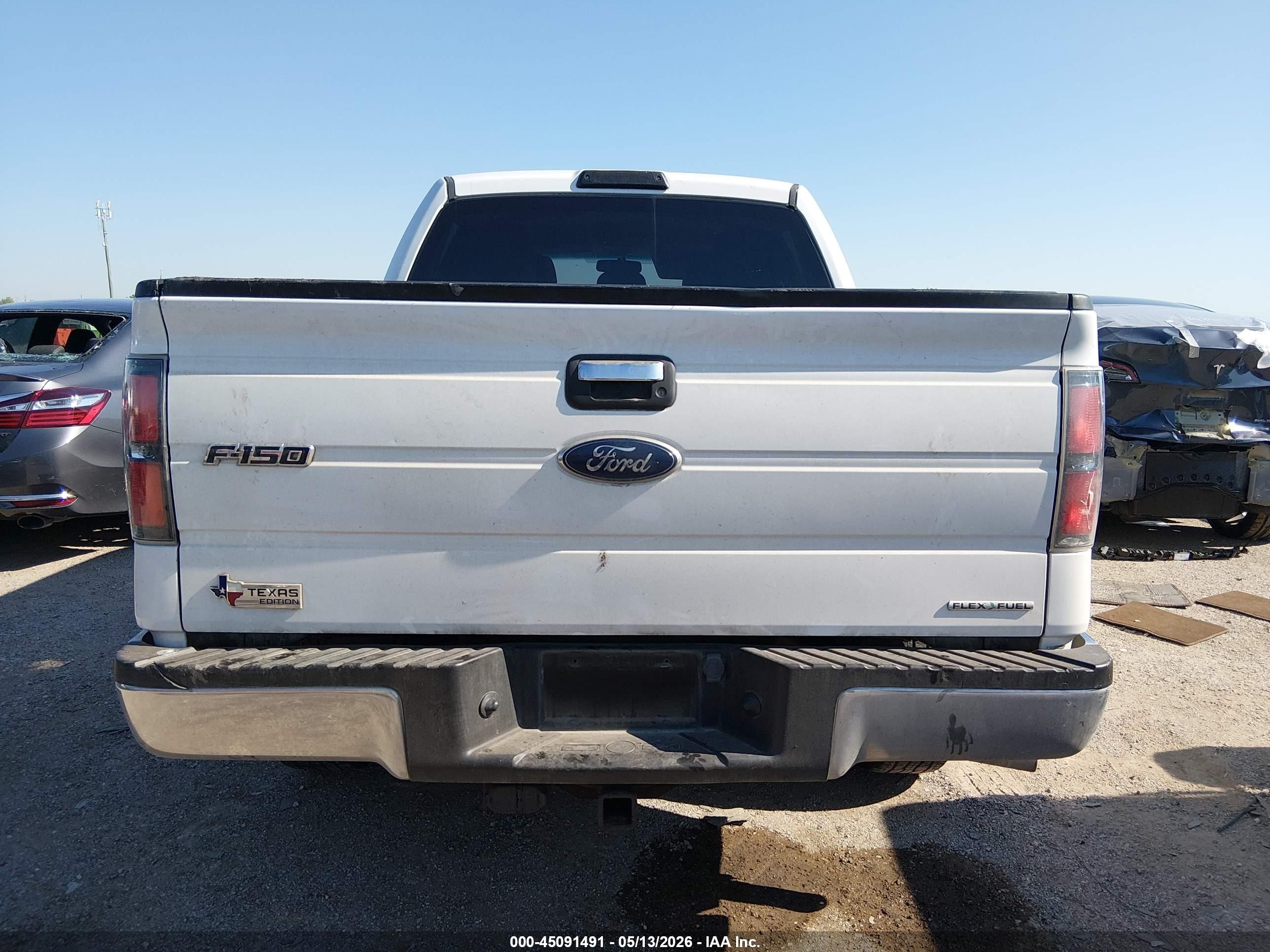 2013 Ford F-150 Xlt White vin: 1FTEW1CMXDKF58408