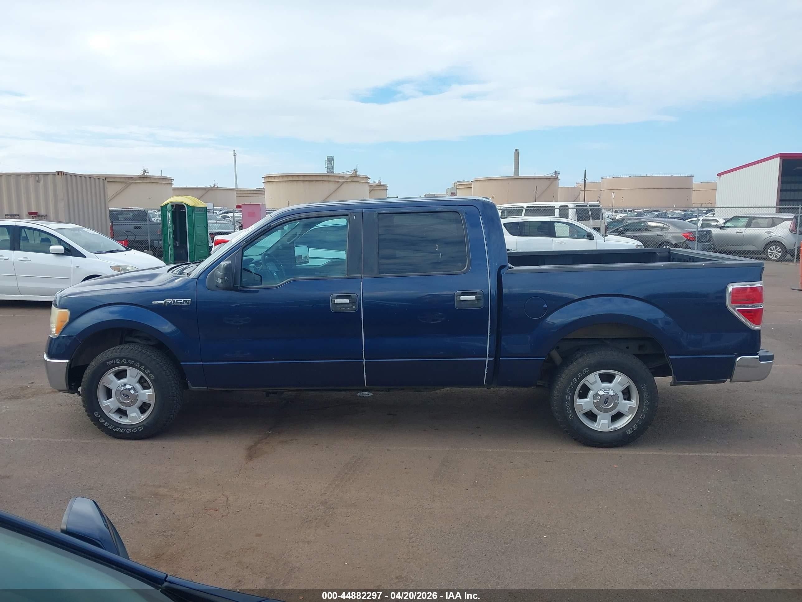 2014 Ford F-150 Xlt Blue vin: 1FTEW1CMXEFA18227