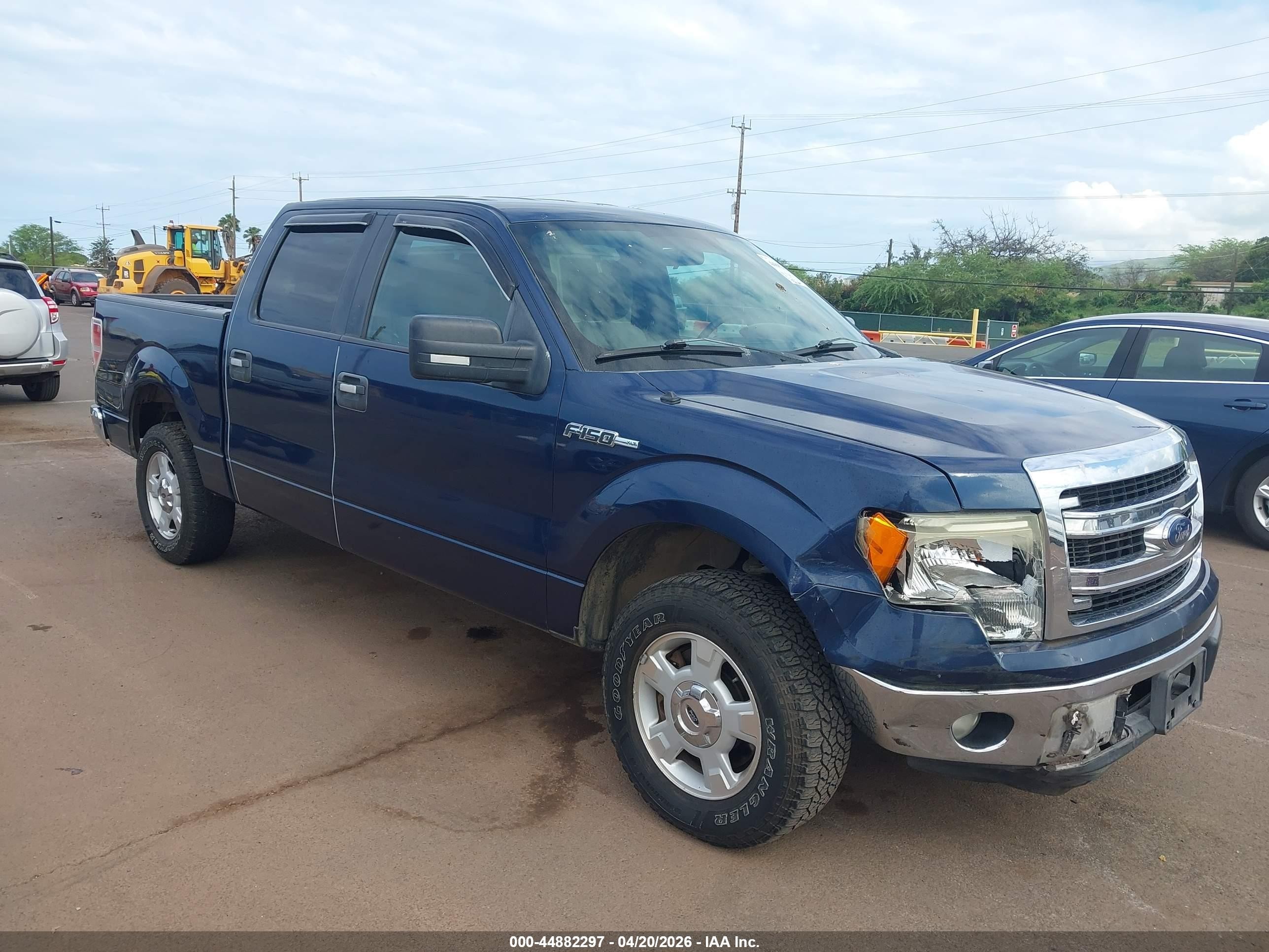 2014 Ford F-150 Xlt Blue vin: 1FTEW1CMXEFA18227