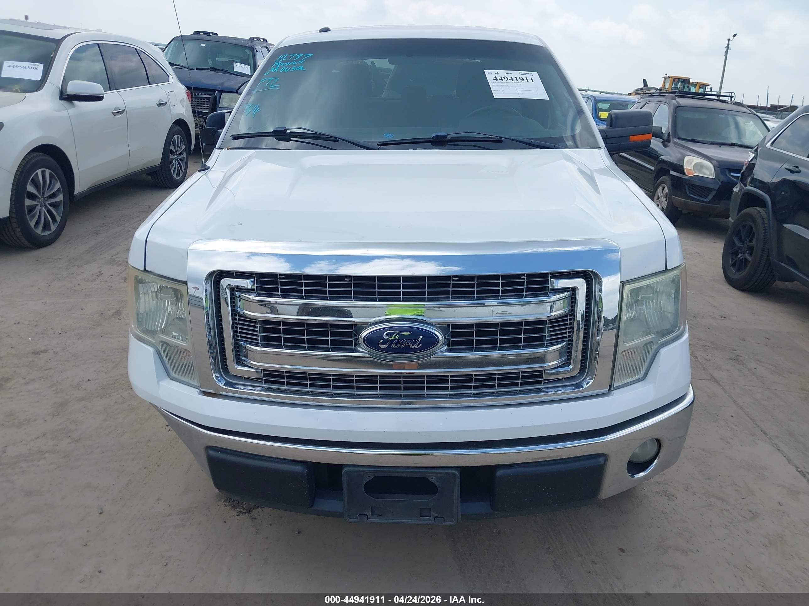 2014 Ford F-150 Xlt White vin: 1FTEW1CMXEFC70320