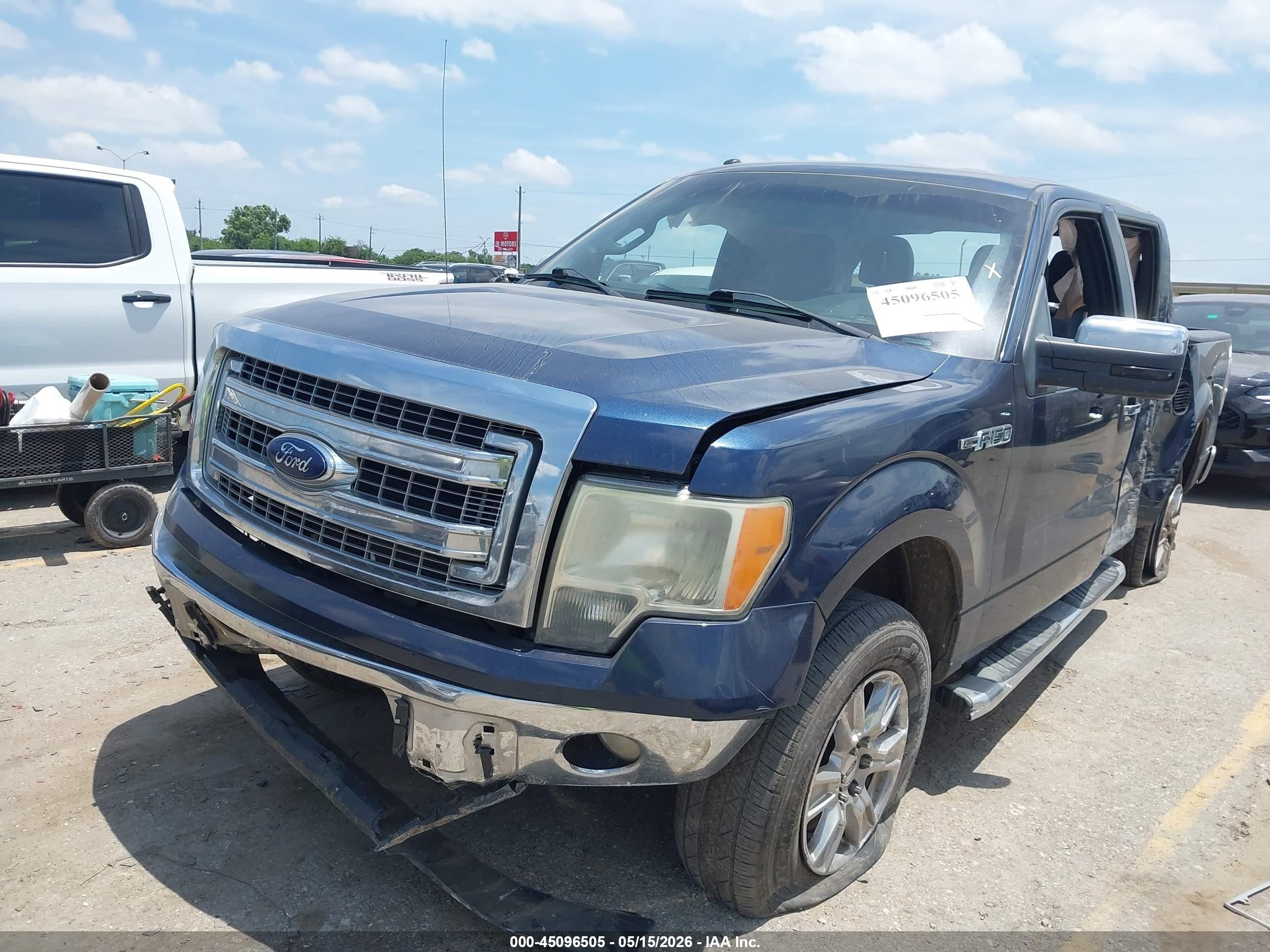 2014 Ford F-150 Xlt Blue vin: 1FTEW1CMXEFC92575