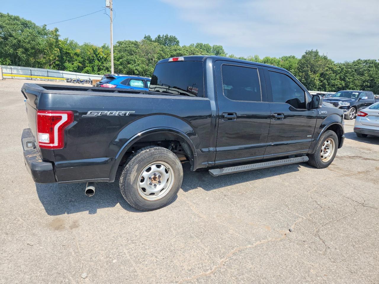 2015 Ford F150 Supercrew Black vin: 1FTEW1CP0FFA02436