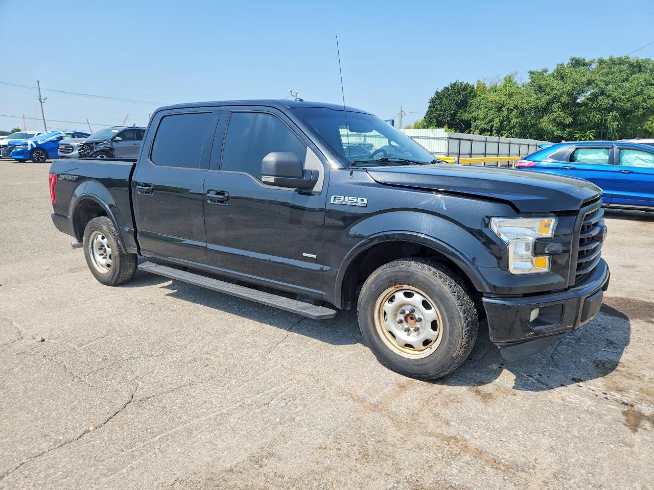 2015 Ford F150 Supercrew Black vin: 1FTEW1CP0FFA02436