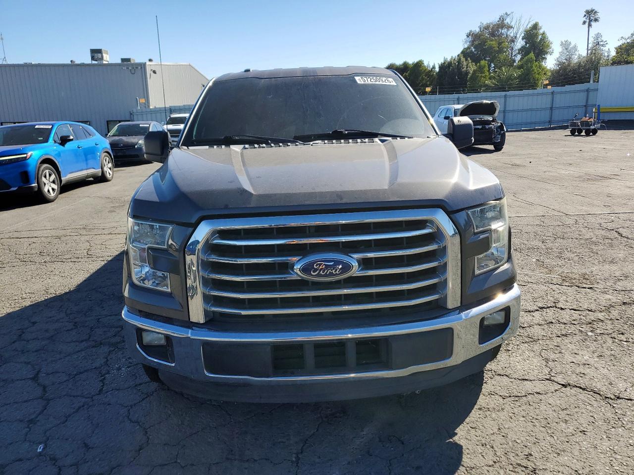 2015 Ford F150 Supercrew Gray vin: 1FTEW1CP0FFA57694