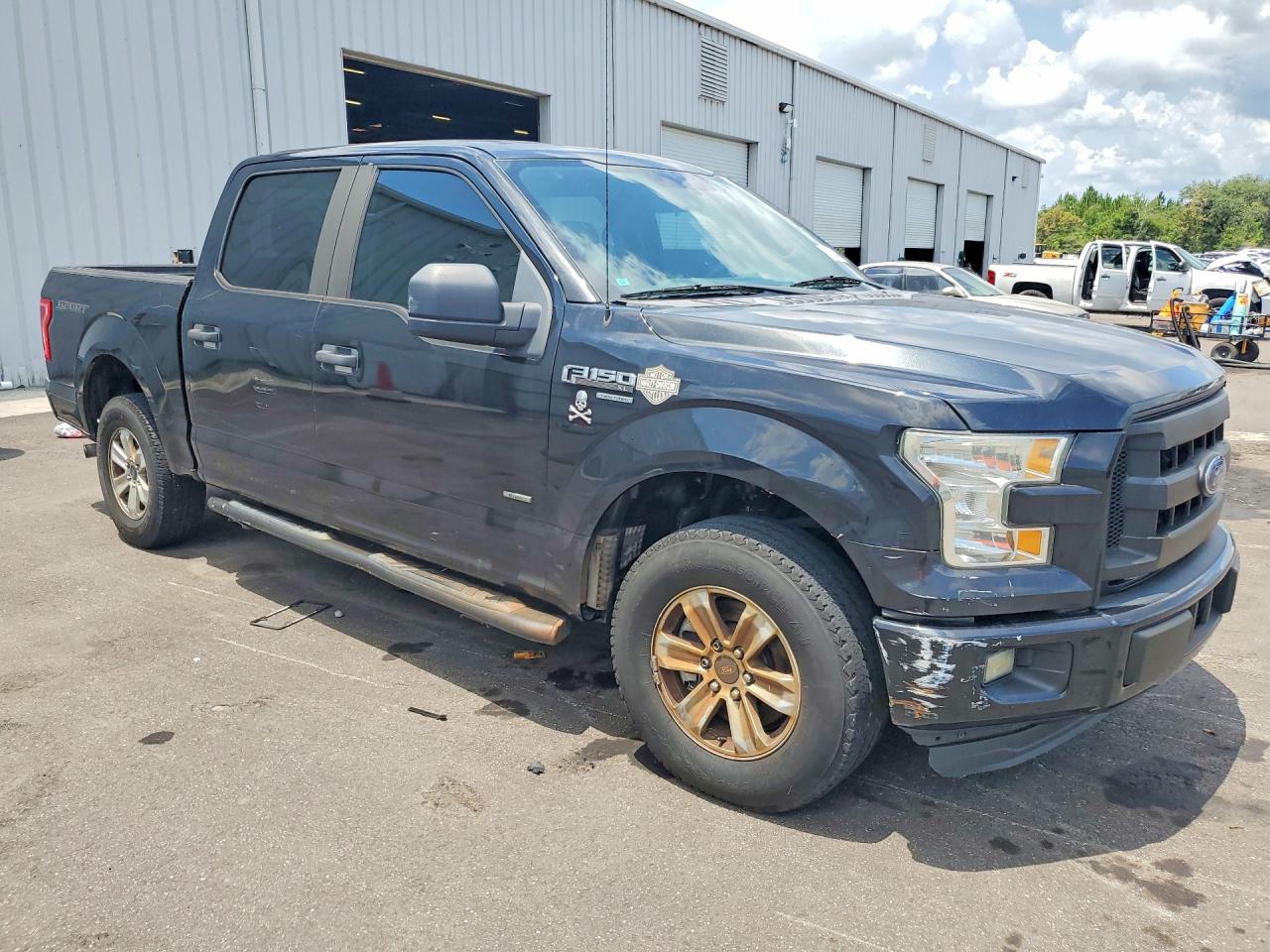 2015 Ford F150 Supercrew Черный vin: 1FTEW1CP0FFB30448