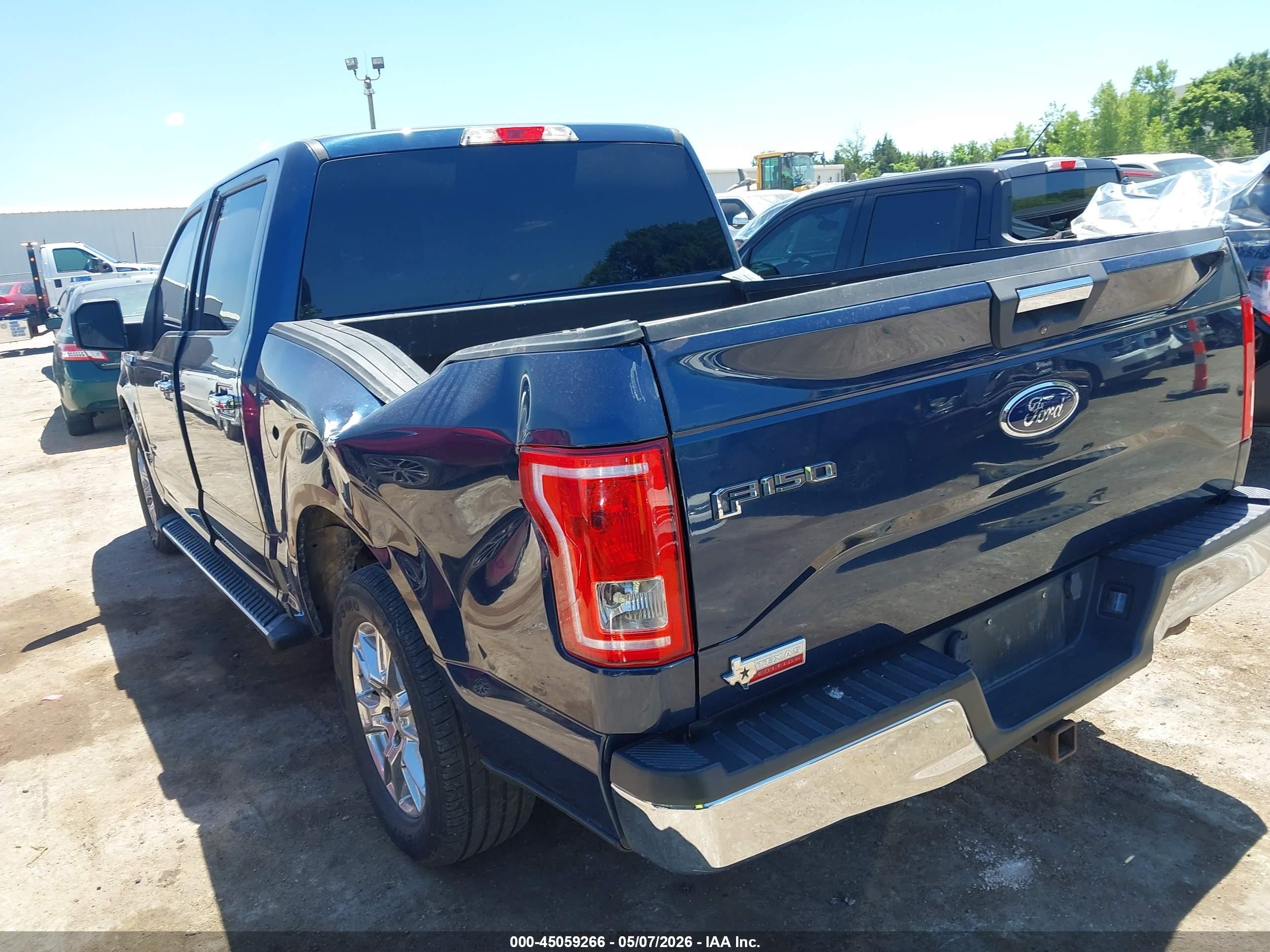 2015 Ford F-150 Xlt Blue vin: 1FTEW1CP0FFC92824