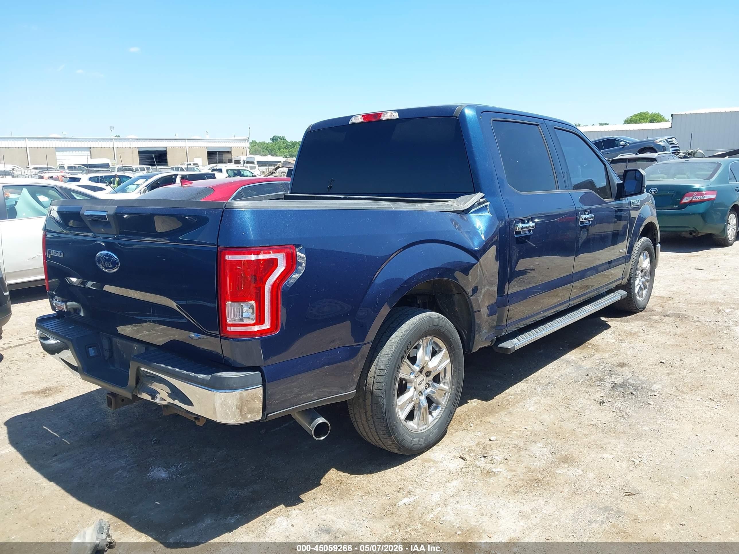 2015 Ford F-150 Xlt Blue vin: 1FTEW1CP0FFC92824