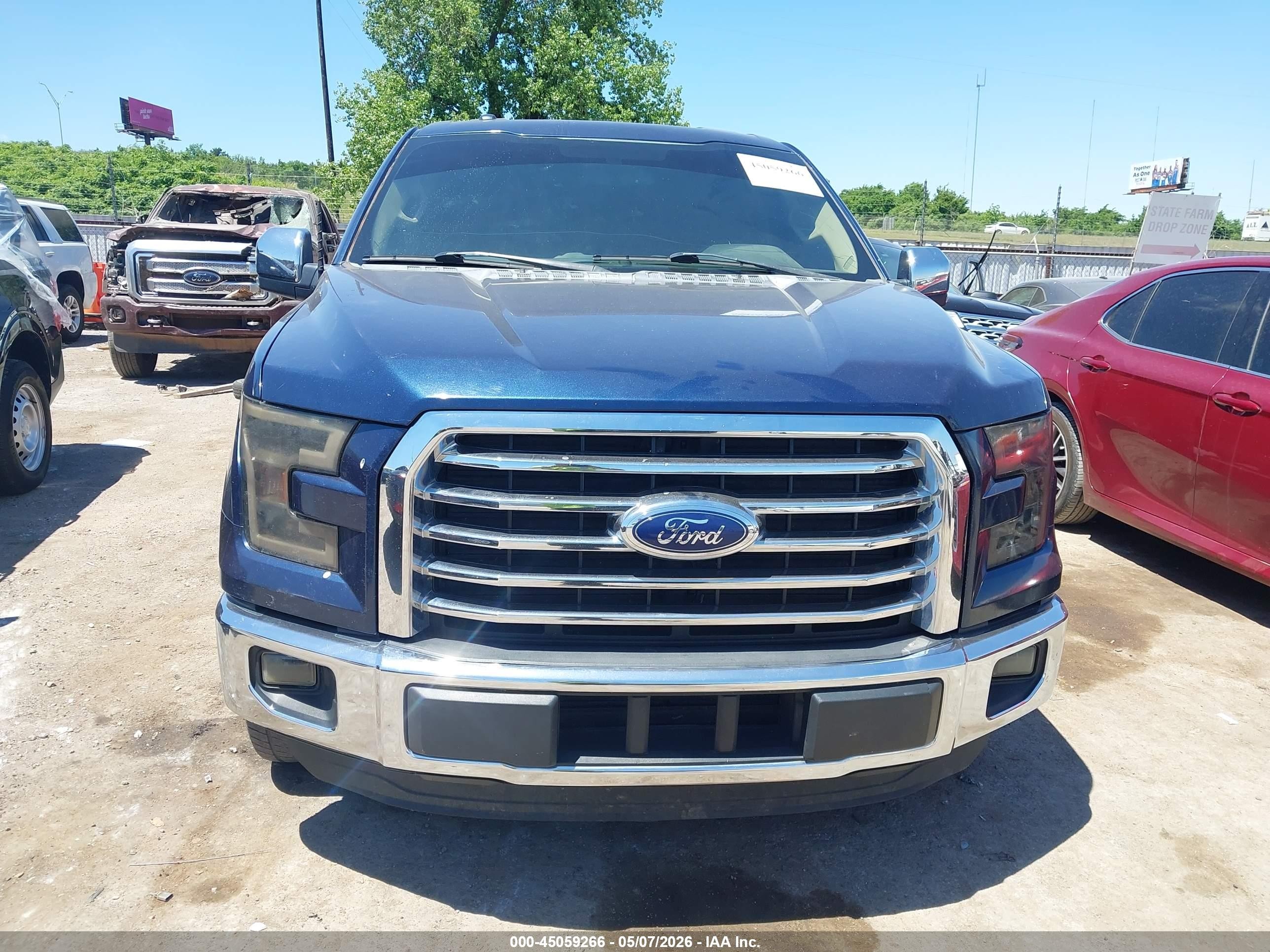 2015 Ford F-150 Xlt Blue vin: 1FTEW1CP0FFC92824