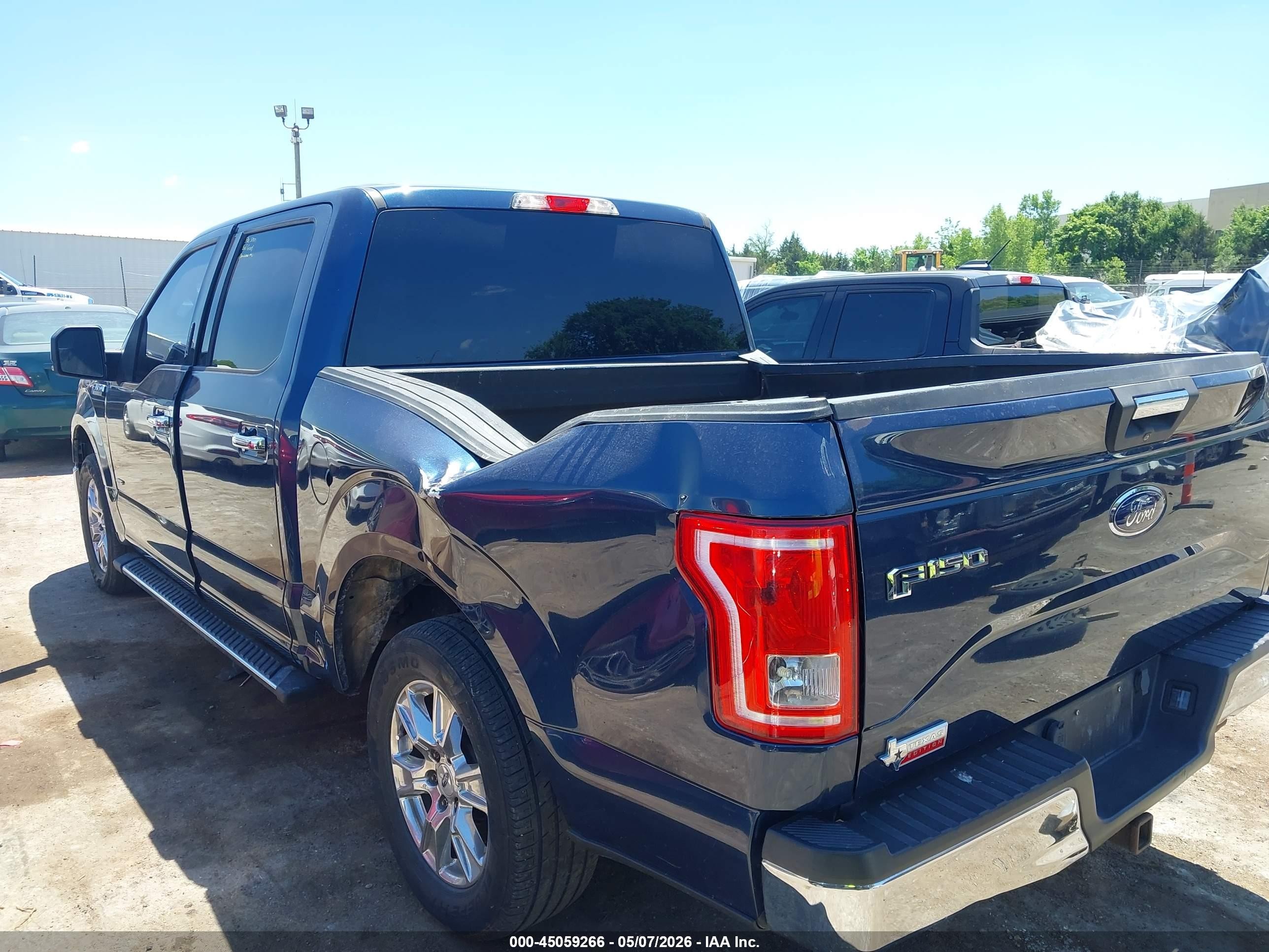 2015 Ford F-150 Xlt Blue vin: 1FTEW1CP0FFC92824
