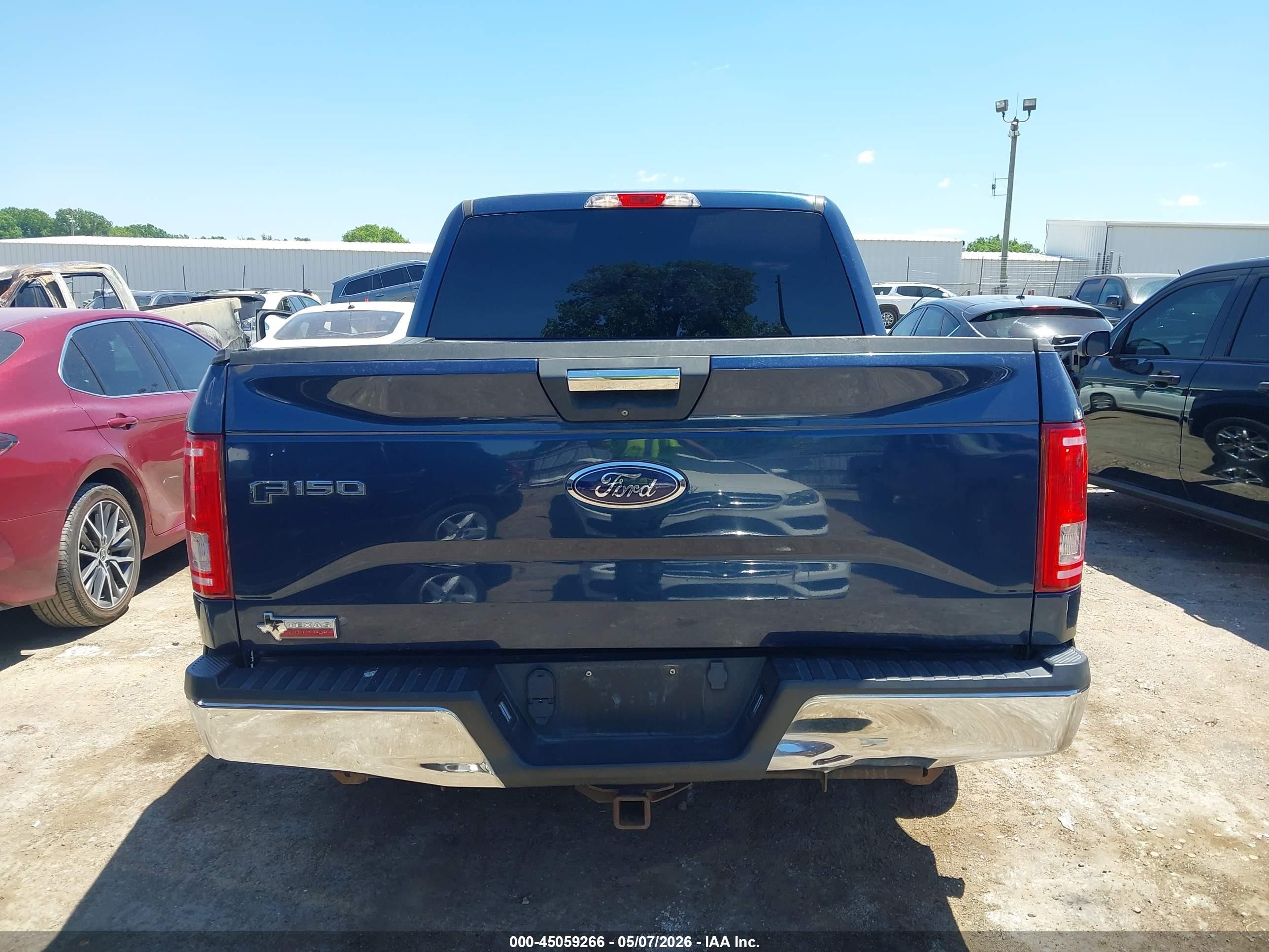2015 Ford F-150 Xlt Blue vin: 1FTEW1CP0FFC92824