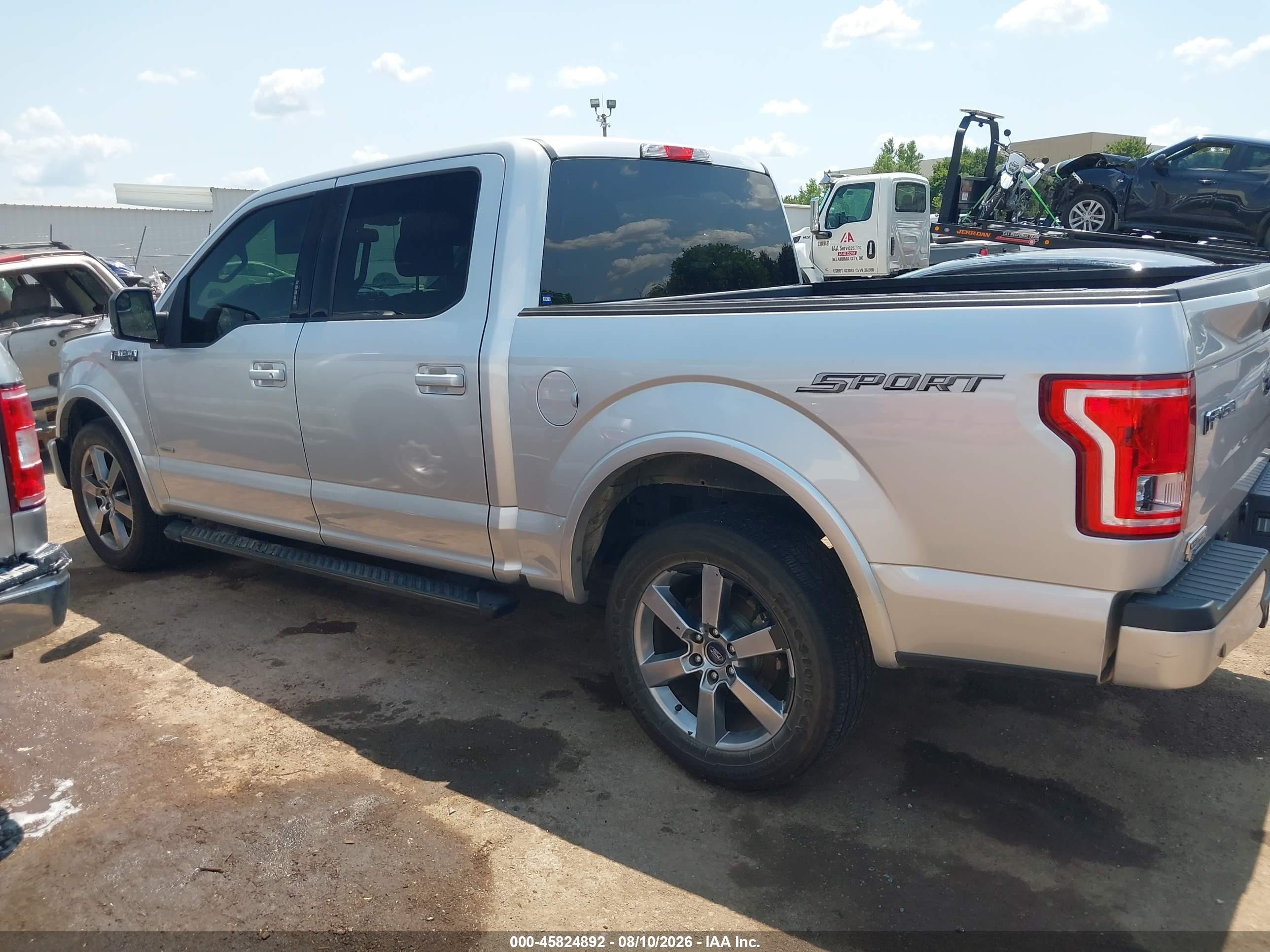 2015 Ford F-150 Xlt Gray vin: 1FTEW1CP0FKD95555