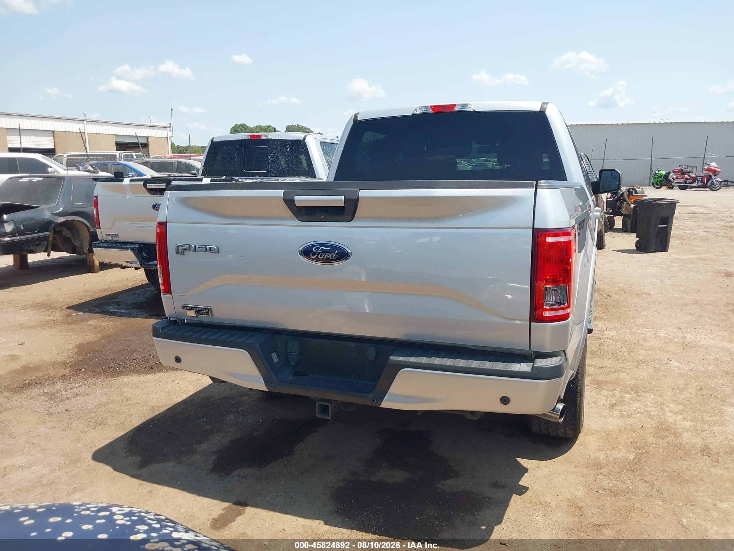 2015 Ford F-150 Xlt Gray vin: 1FTEW1CP0FKD95555