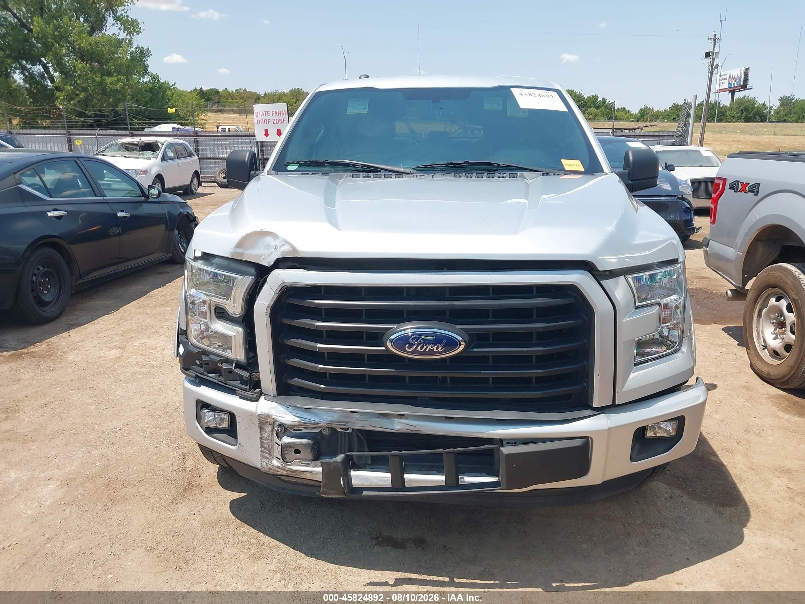 2015 Ford F-150 Xlt Gray vin: 1FTEW1CP0FKD95555