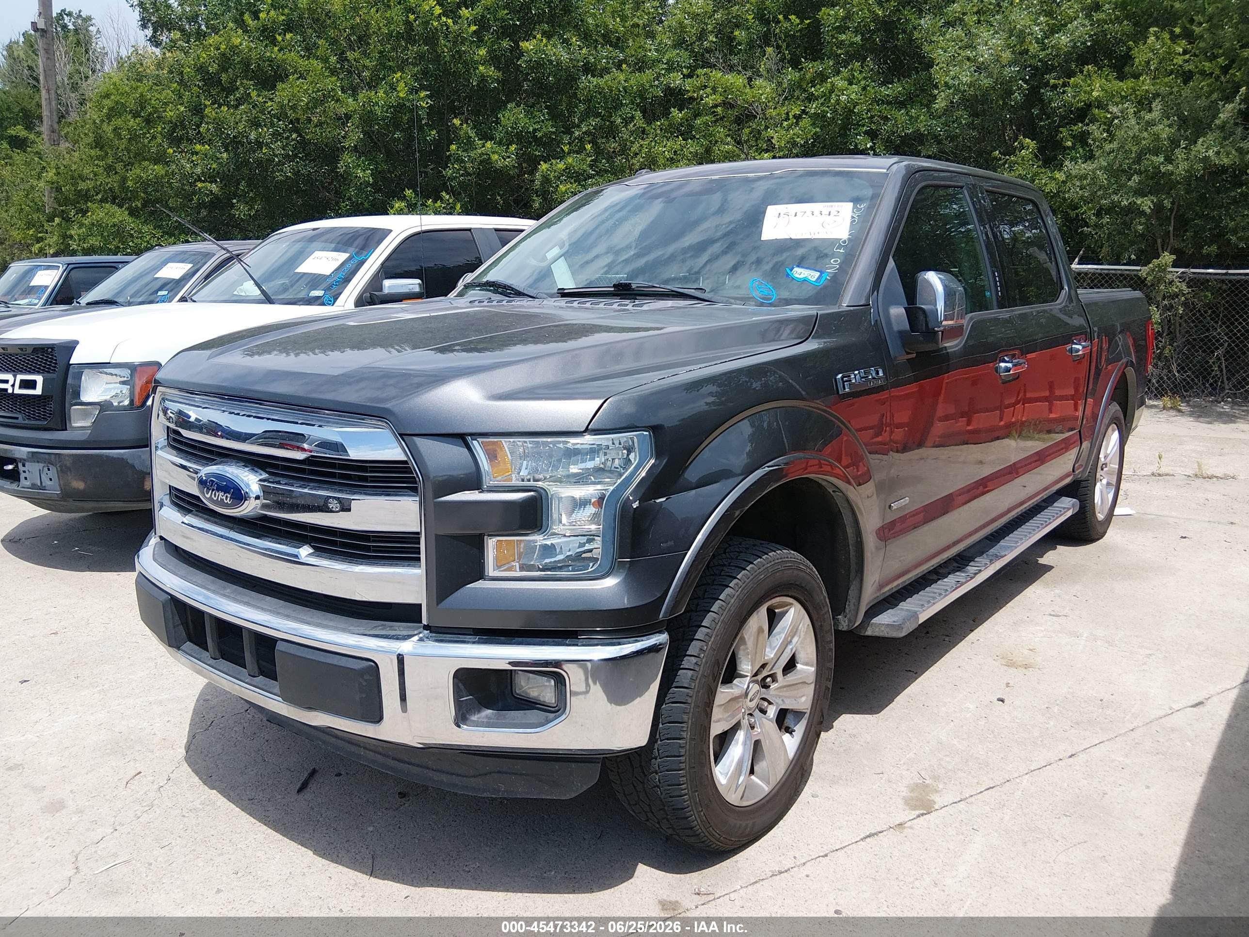 2015 Ford F-150 Lariat/xl/xlt Black vin: 1FTEW1CP0FKE08269