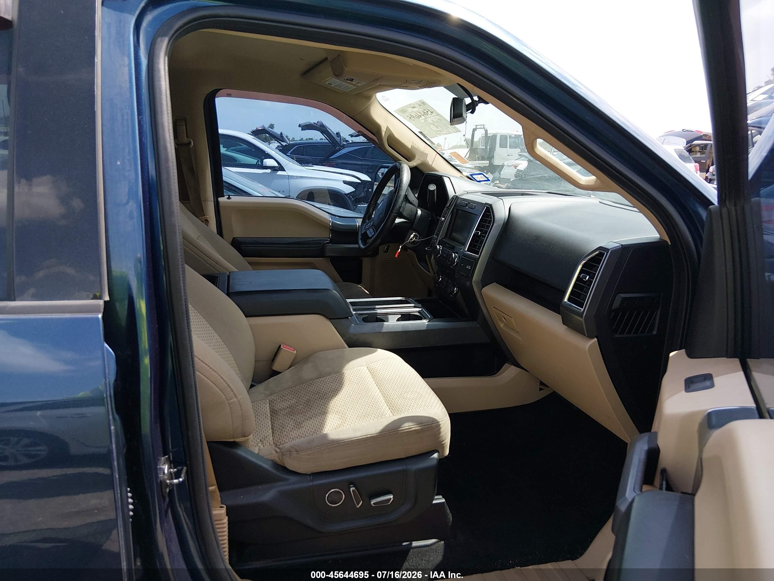 2015 Ford F-150 Xlt Blue vin: 1FTEW1CP0FKE23712