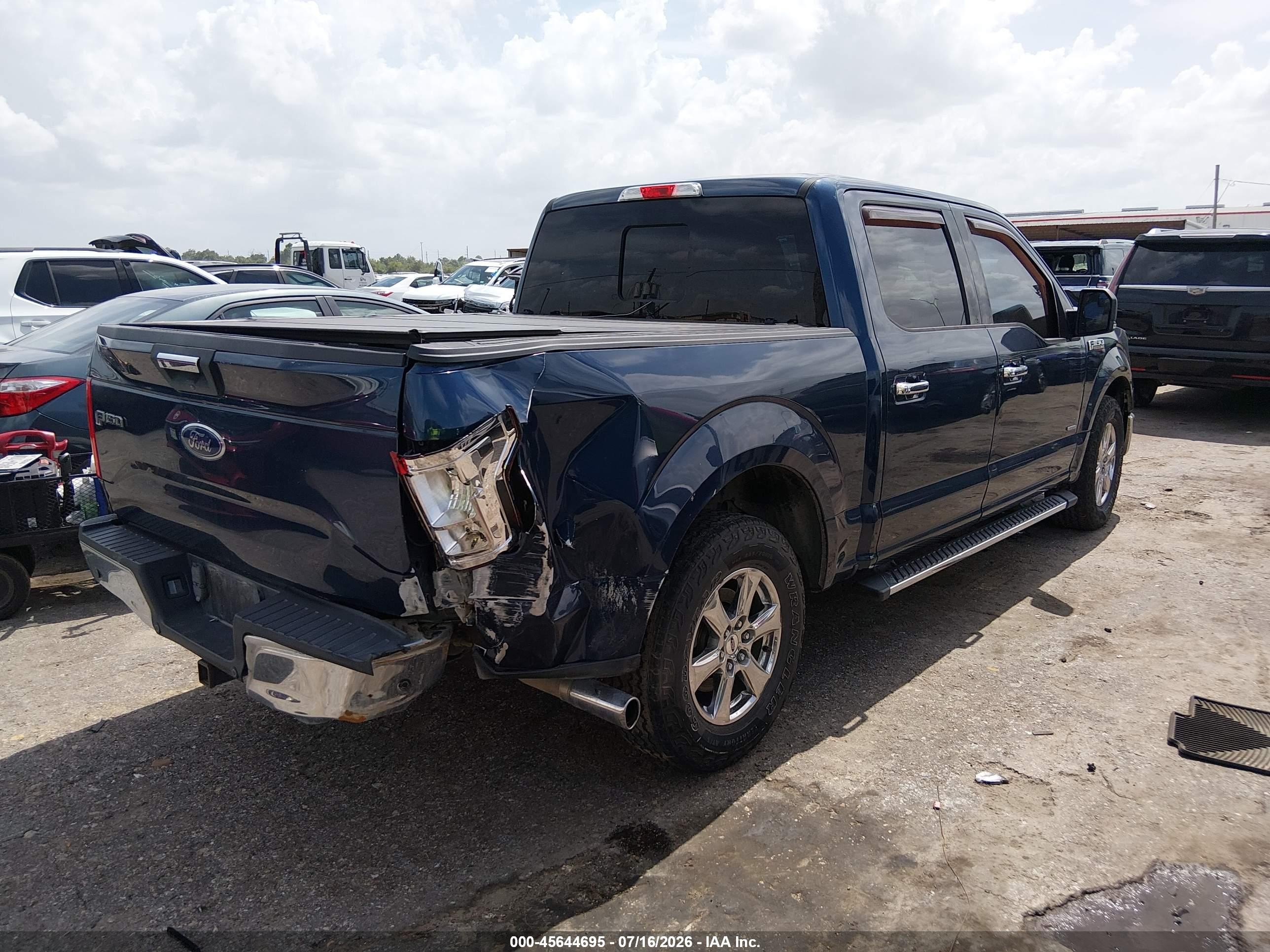 2015 Ford F-150 Xlt Blue vin: 1FTEW1CP0FKE23712