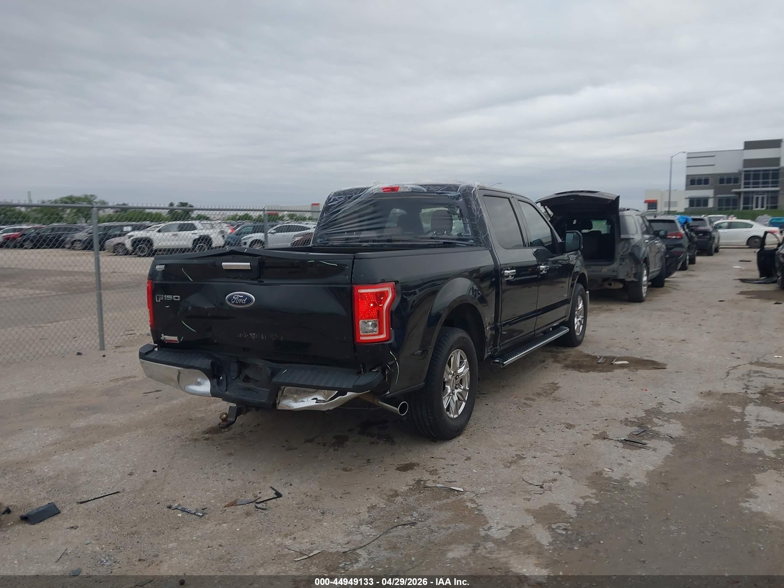 2015 Ford F-150 Xlt Black vin: 1FTEW1CP0FKE48304