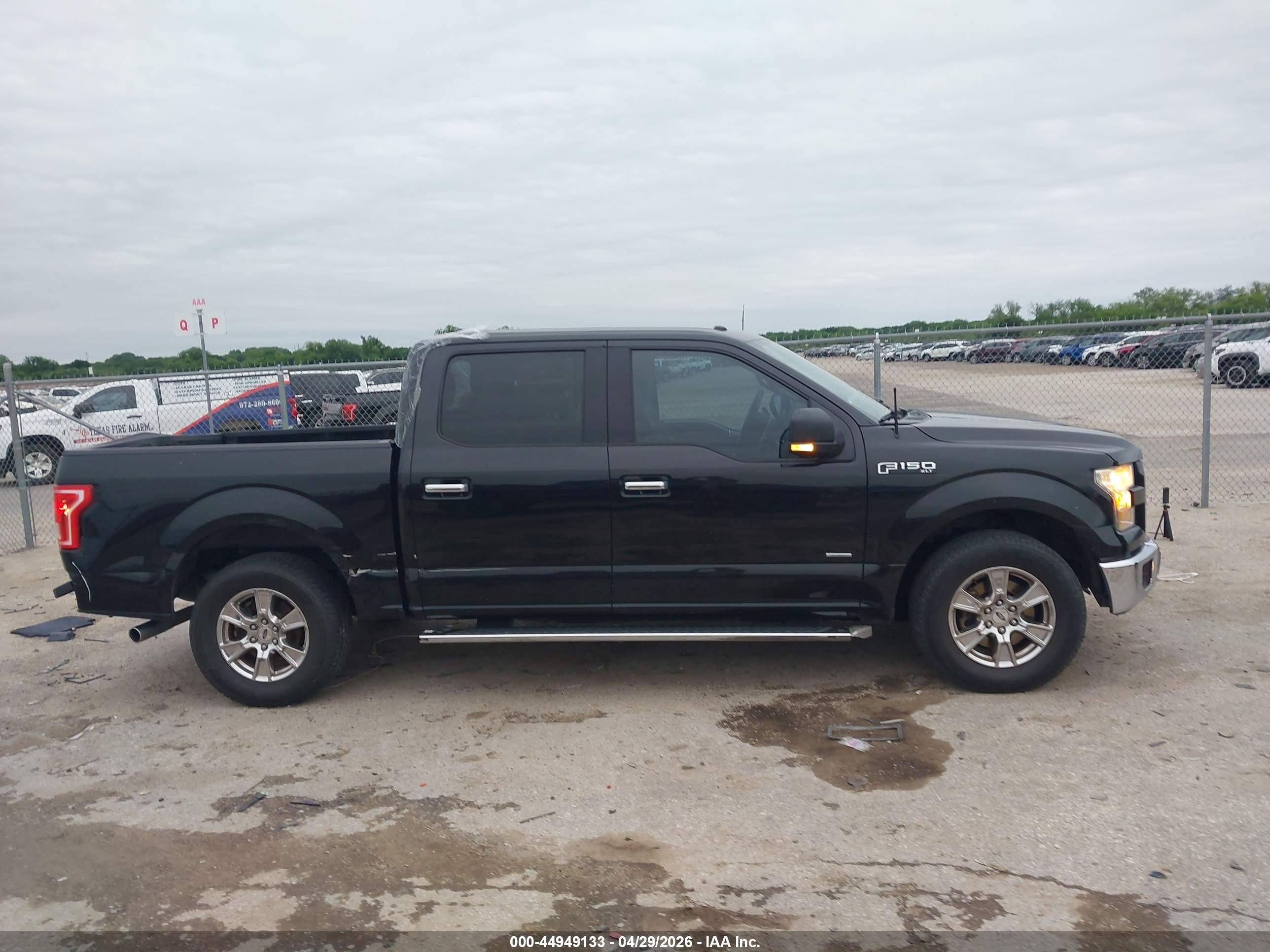 2015 Ford F-150 Xlt Black vin: 1FTEW1CP0FKE48304