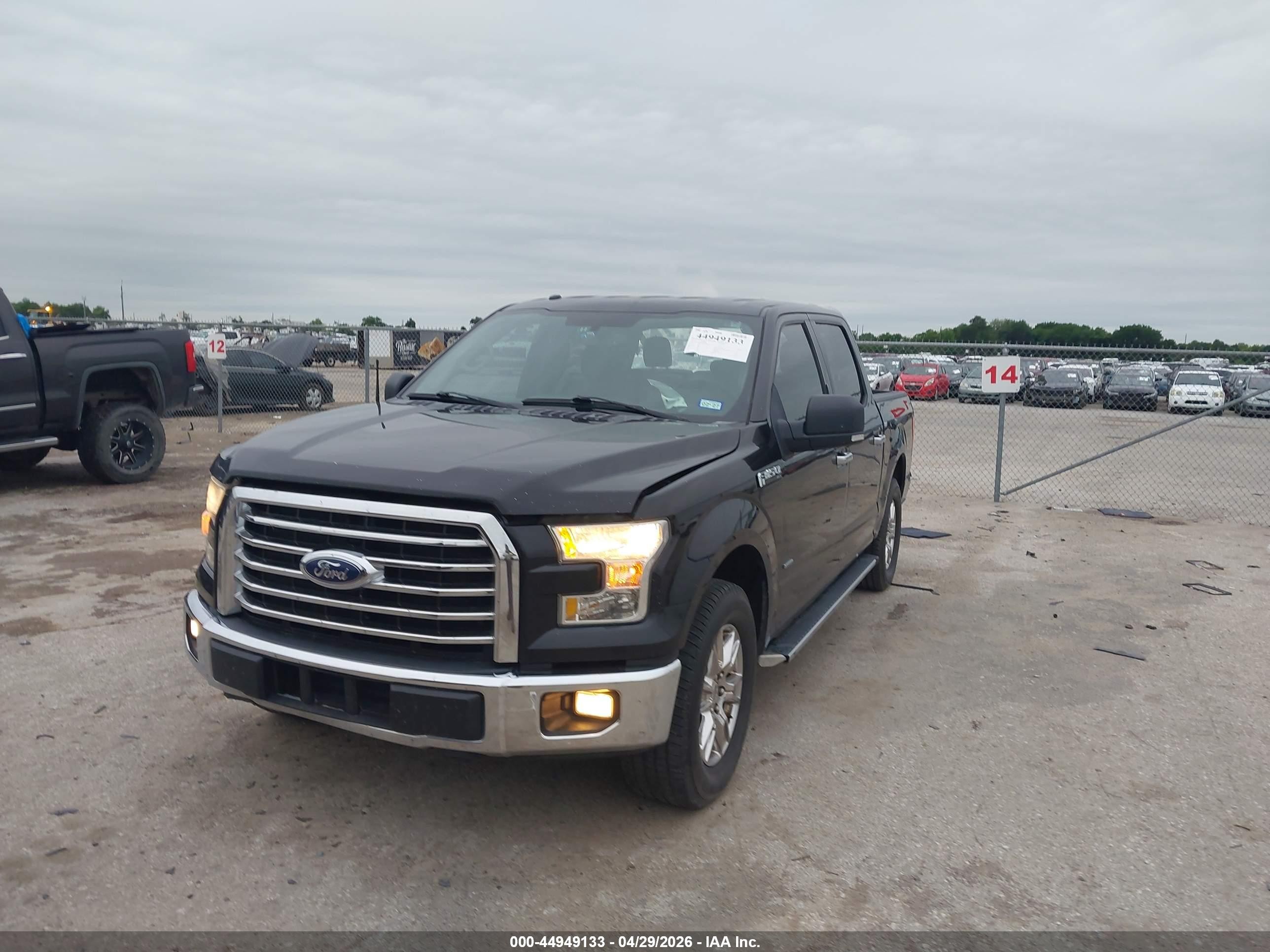 2015 Ford F-150 Xlt Black vin: 1FTEW1CP0FKE48304